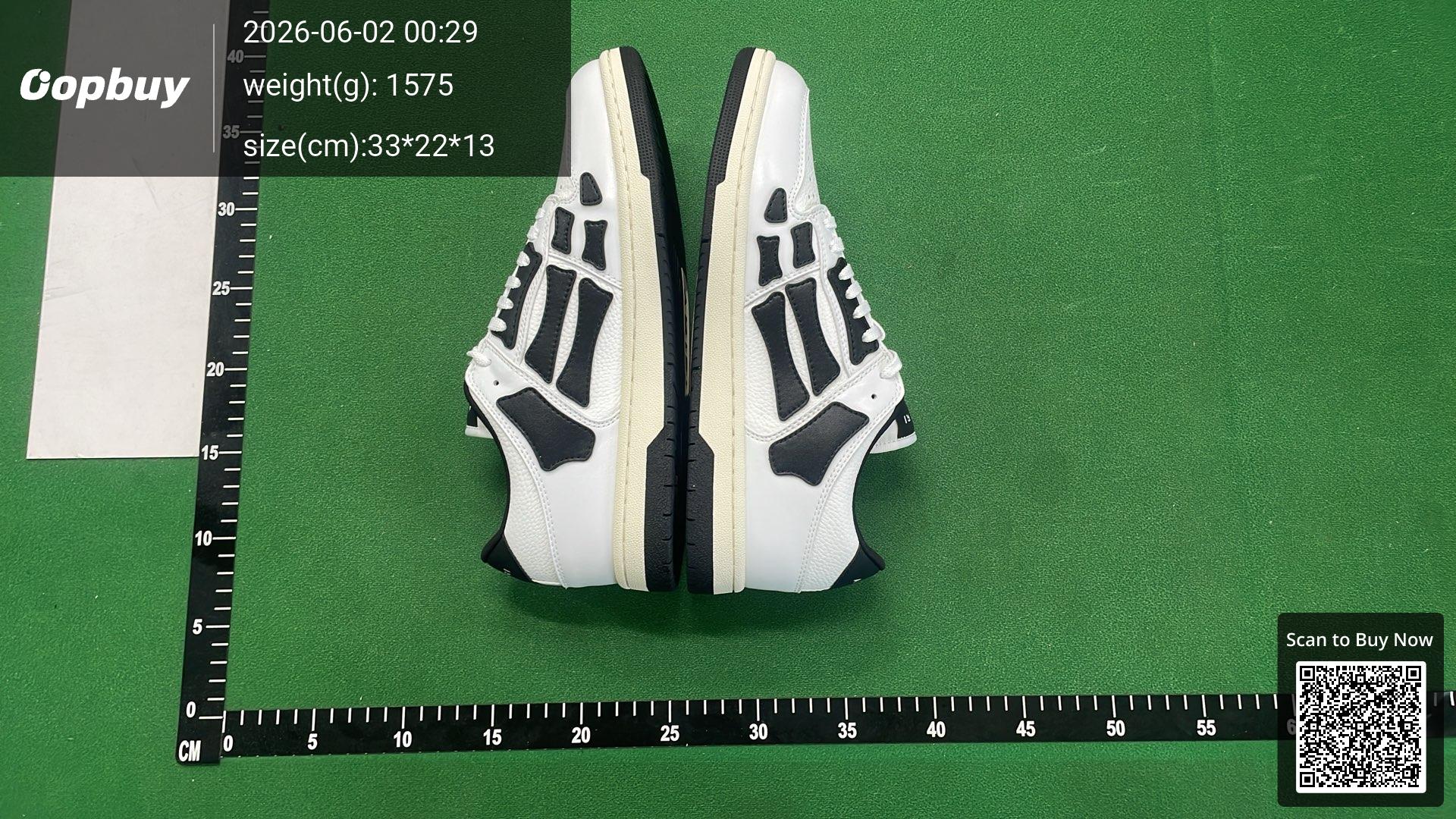 Foto QC 4 de AMIRI Skel Top Low Red White
