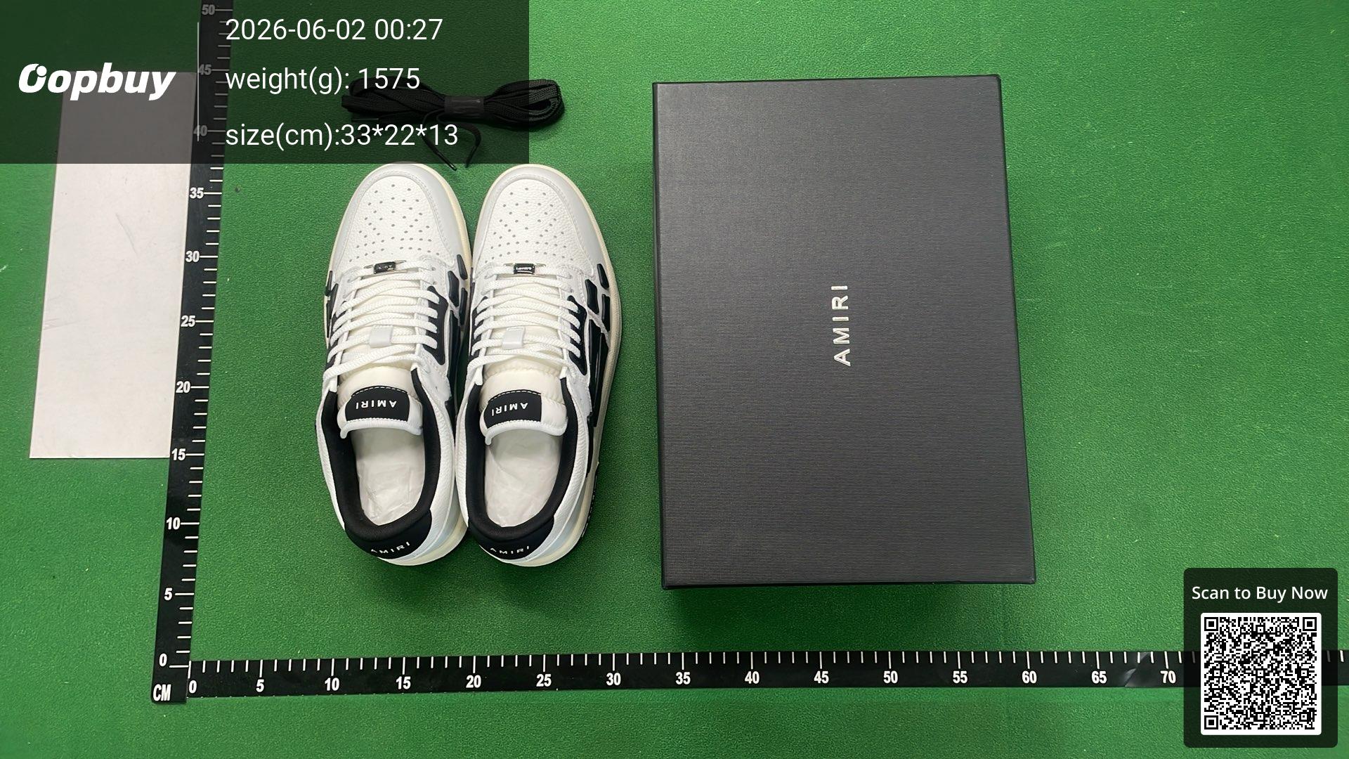 Foto QC 1 de AMIRI Skel Top Low Red White