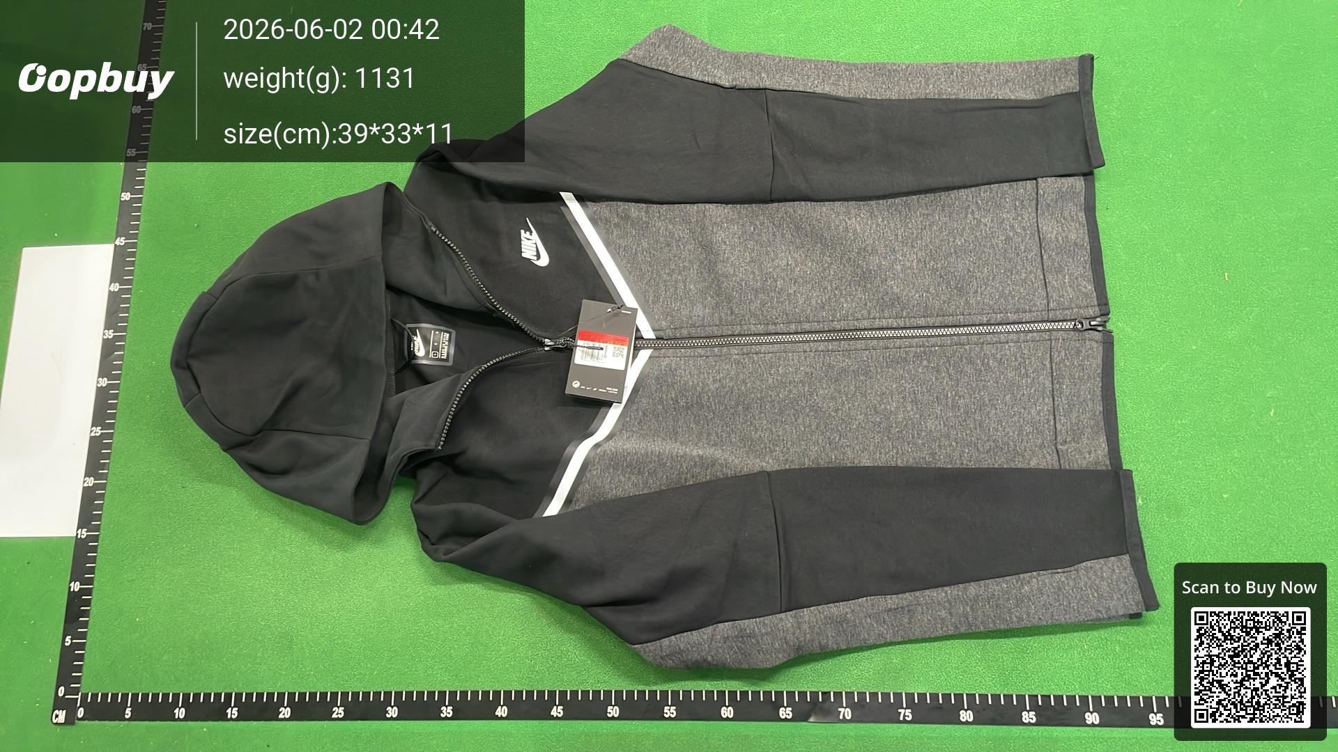 Foto QC 2 de Nike Central Cee Tech Fleece Jacket Full-Zip Black Rose Gold