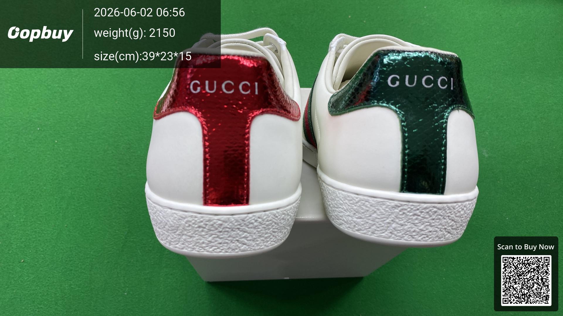 Foto QC 3 de Gucci Ace Low GG Supreme Bees 473762