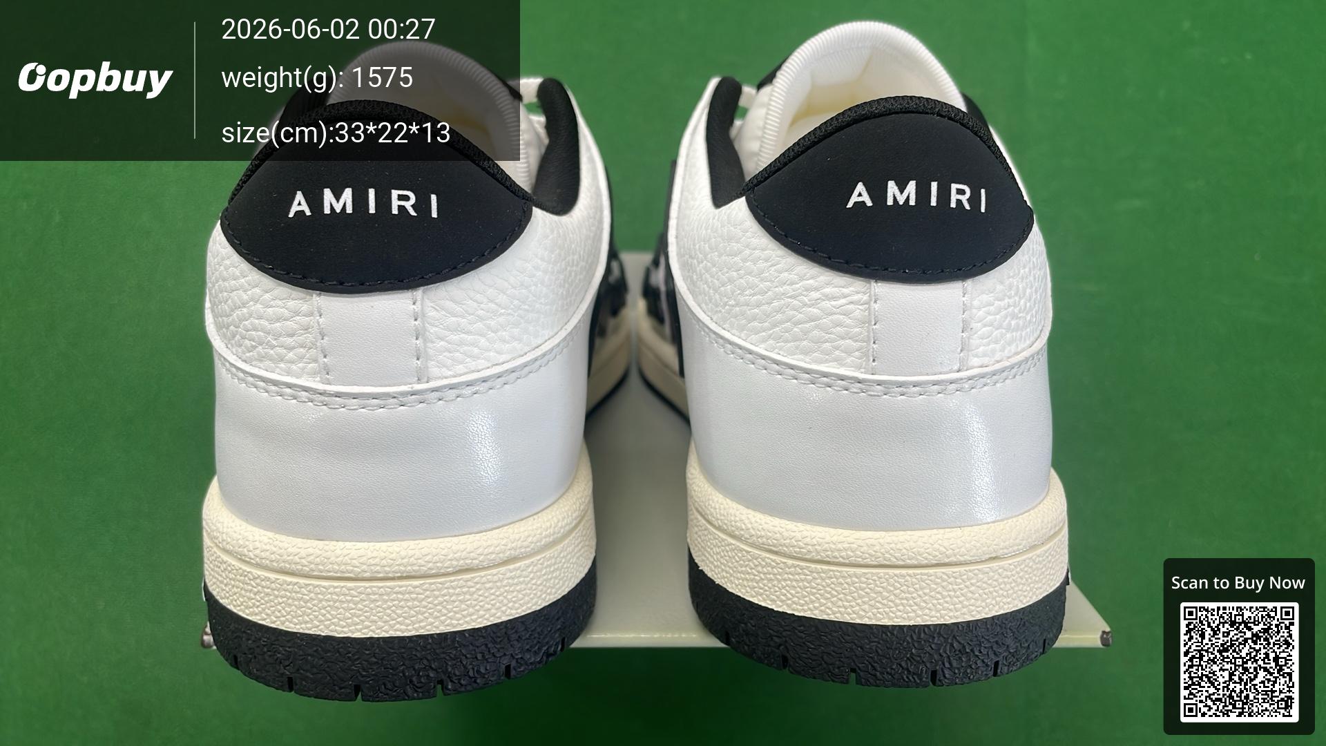Foto QC 3 de AMIRI Skel Top Low Red White