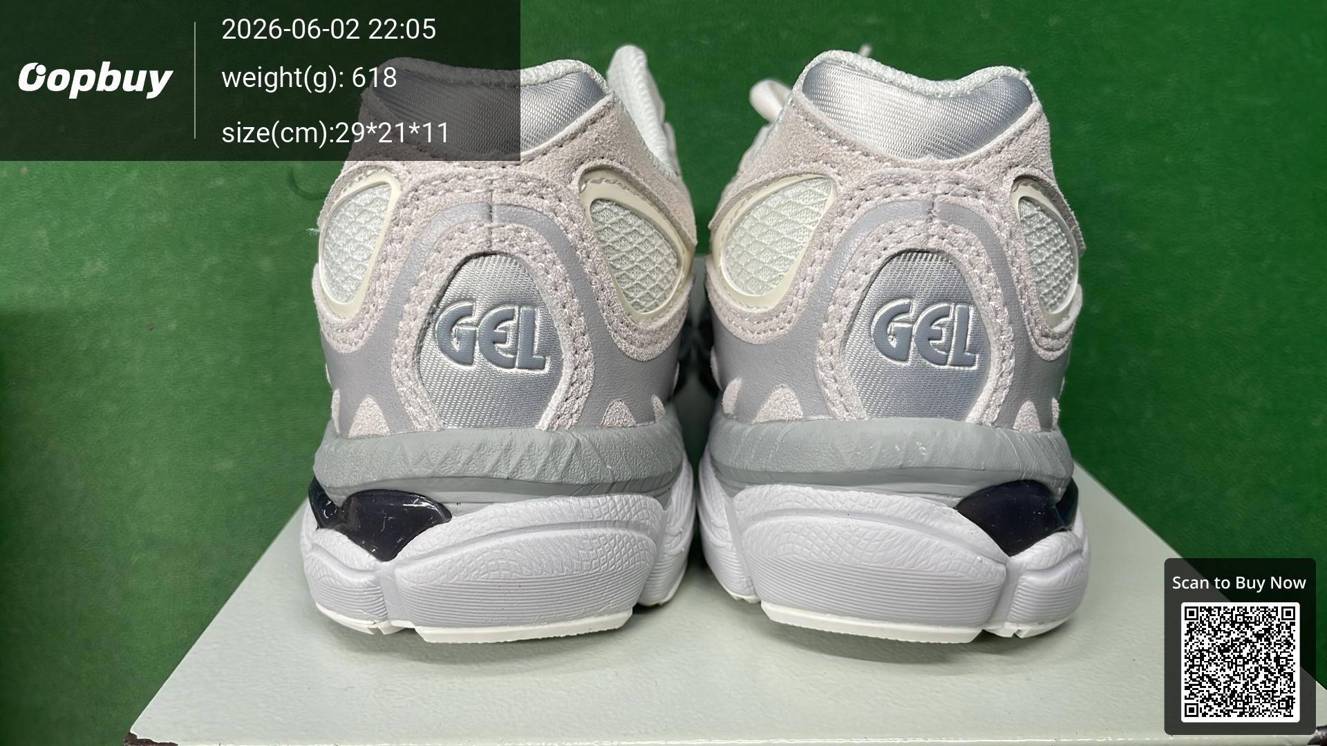 Foto QC 5 de ASICS Gel-NYC Low Cream Oyster Grey 1201A789-103