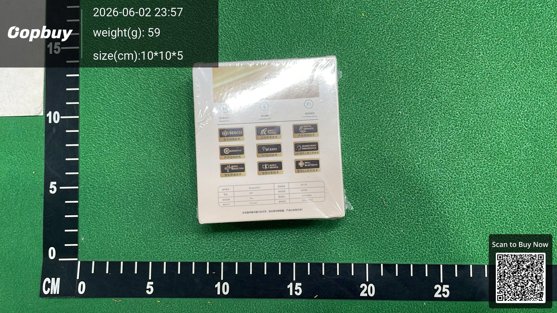 Foto QC 4 de Other Wireless Earbuds Mini TWS Bluetooth 5.4 Beige