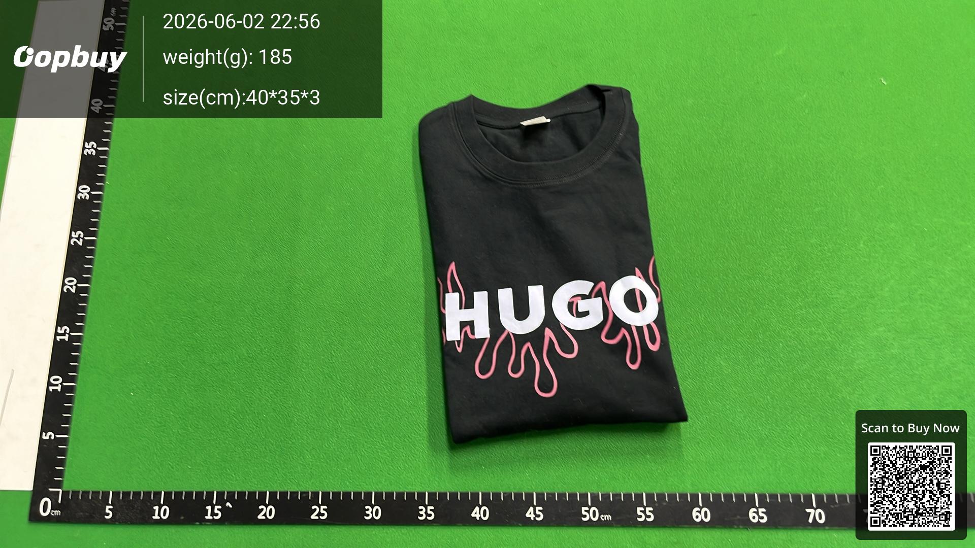 Foto QC 4 de Other T-shirt Hugo Logo Print Black