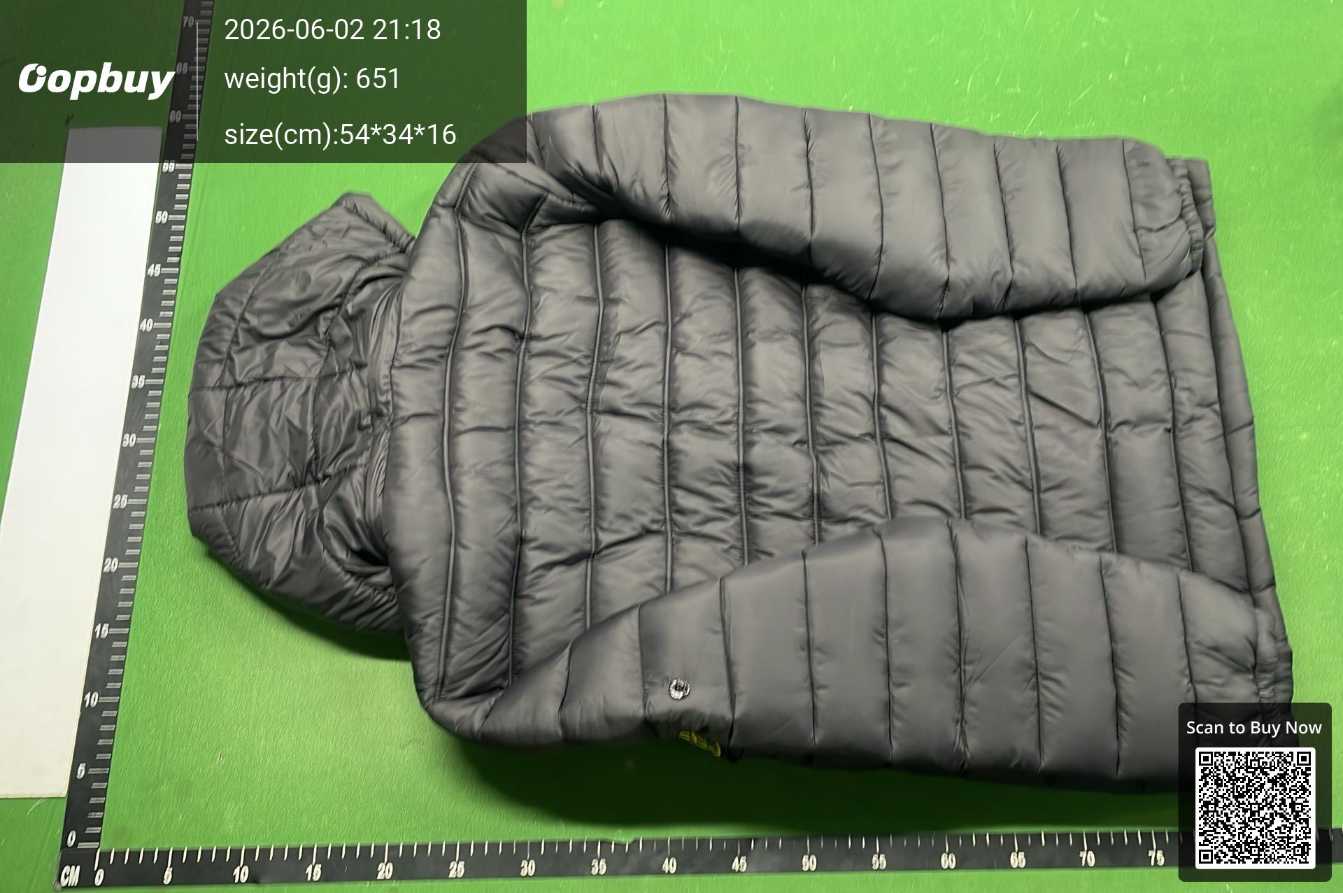 Foto QC 6 de Stone Island Puffer Jacket Glossy Hooded Black
