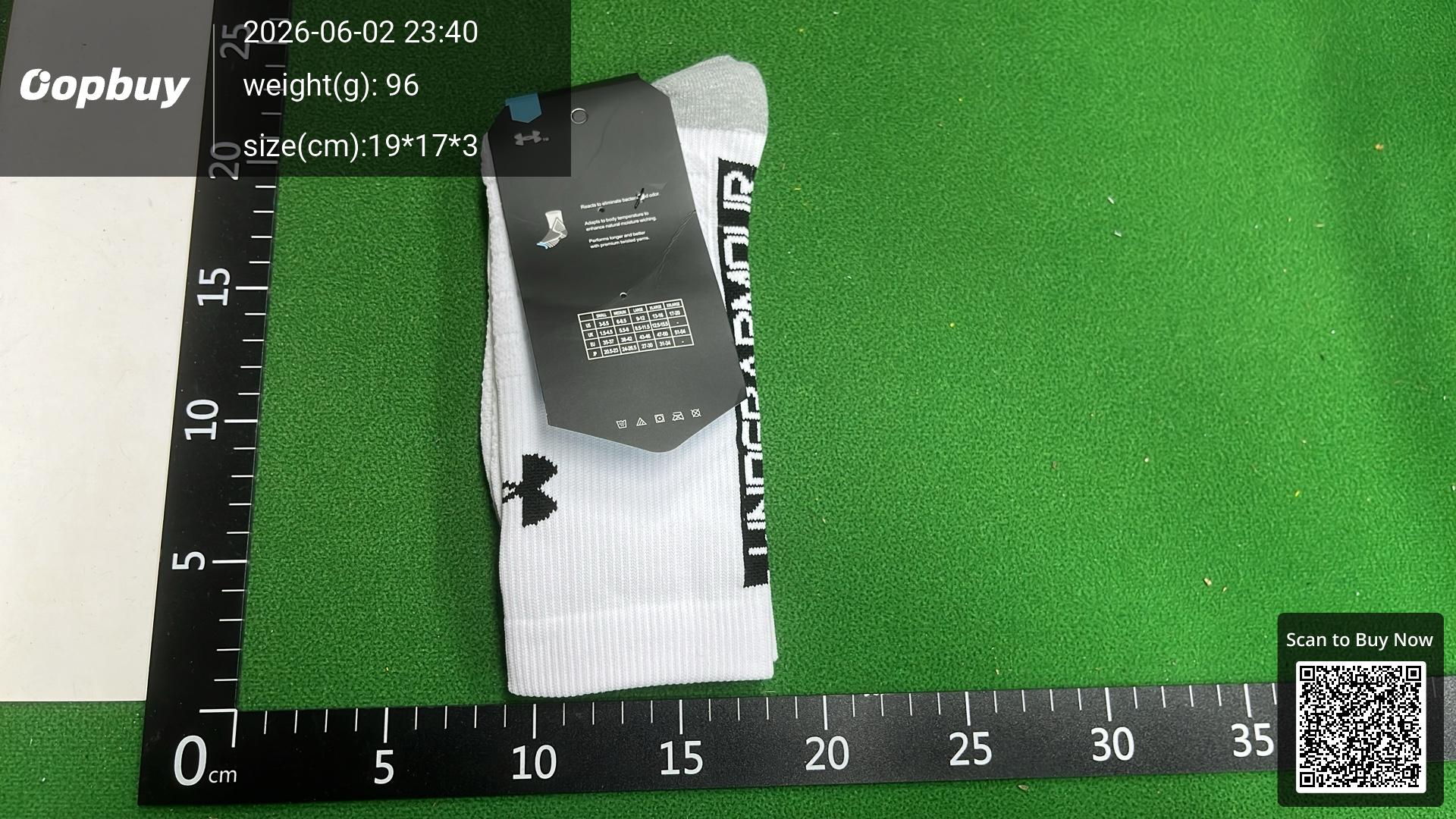 Foto QC 5 de Other Crew Socks Performance Cushioned Basketball Black Grey