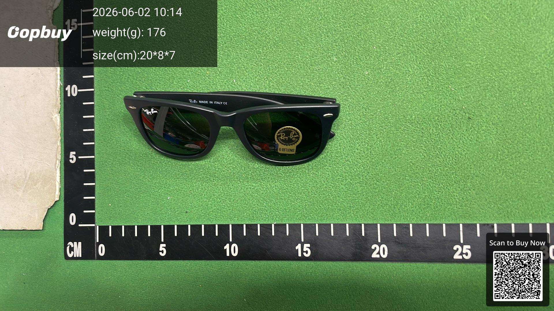 Foto QC 7 de Other Wayfarer Acetate Sunglasses Black (RB2140)