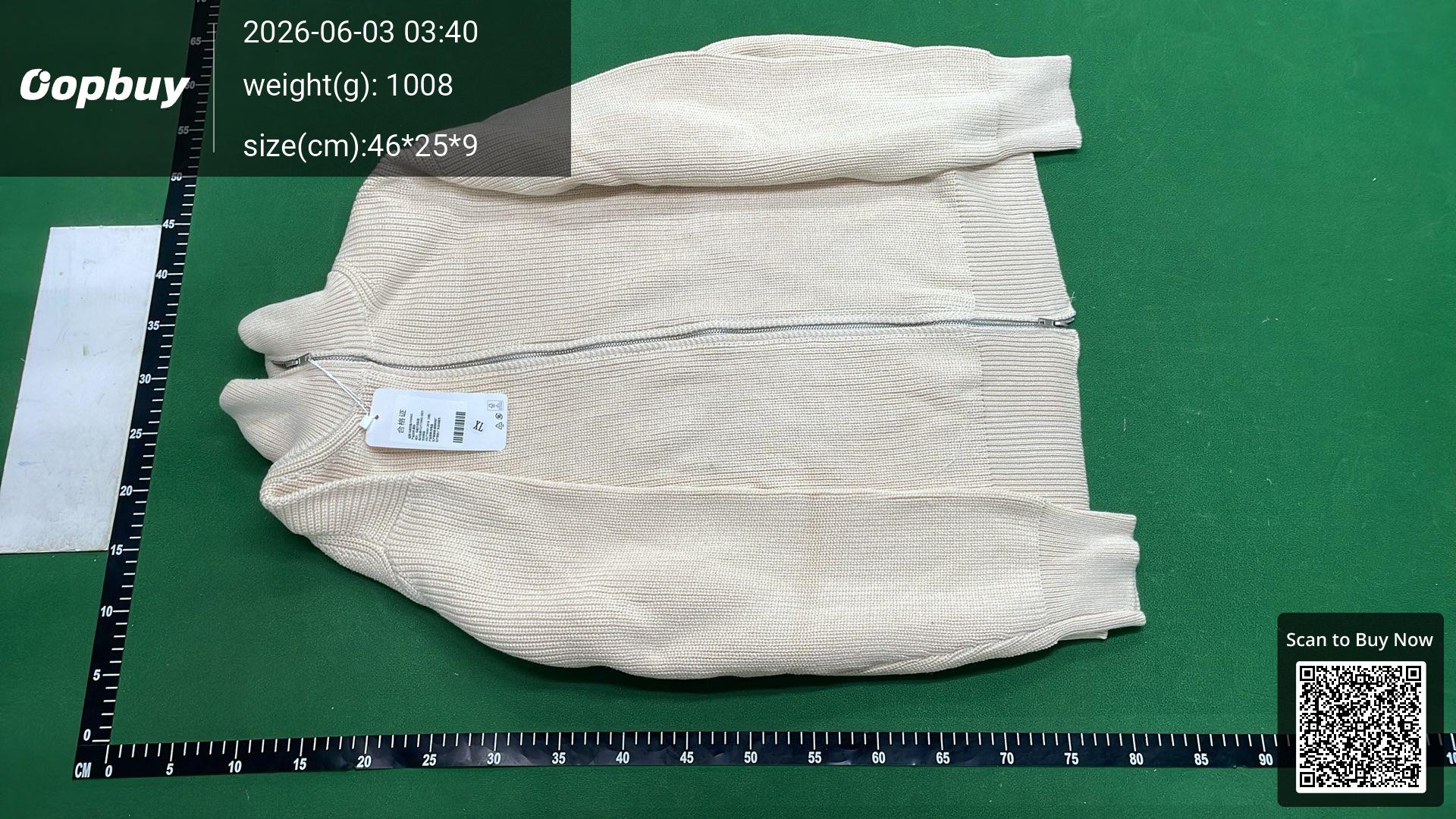 Foto QC 8 de Maison Margiela Zip Sweater Double Zip Ribbed Knit Black
