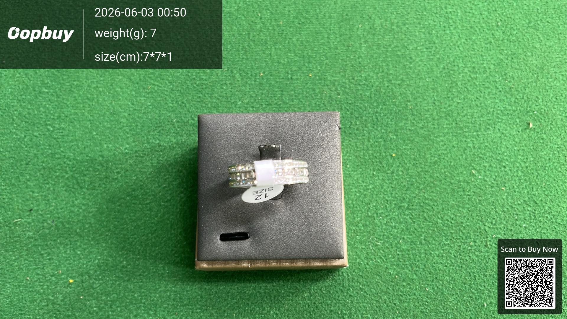 Foto QC 4 de Other Ring Titanium Steel Zircon Rose Gold