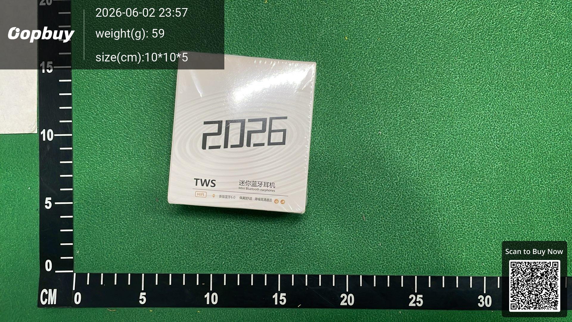 Foto QC 2 de Other Wireless Earbuds Mini TWS Bluetooth 5.4 Beige