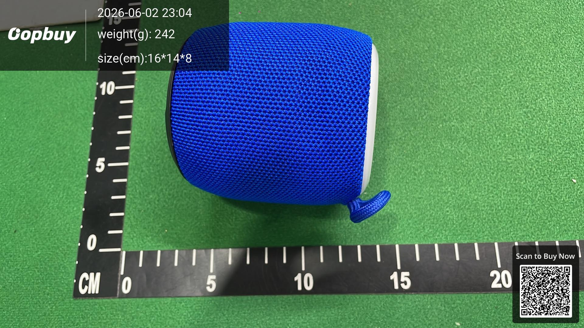 Foto QC 1 de S-H Portable Bluetooth Speaker Mini Bluetooth 5.0 Blue