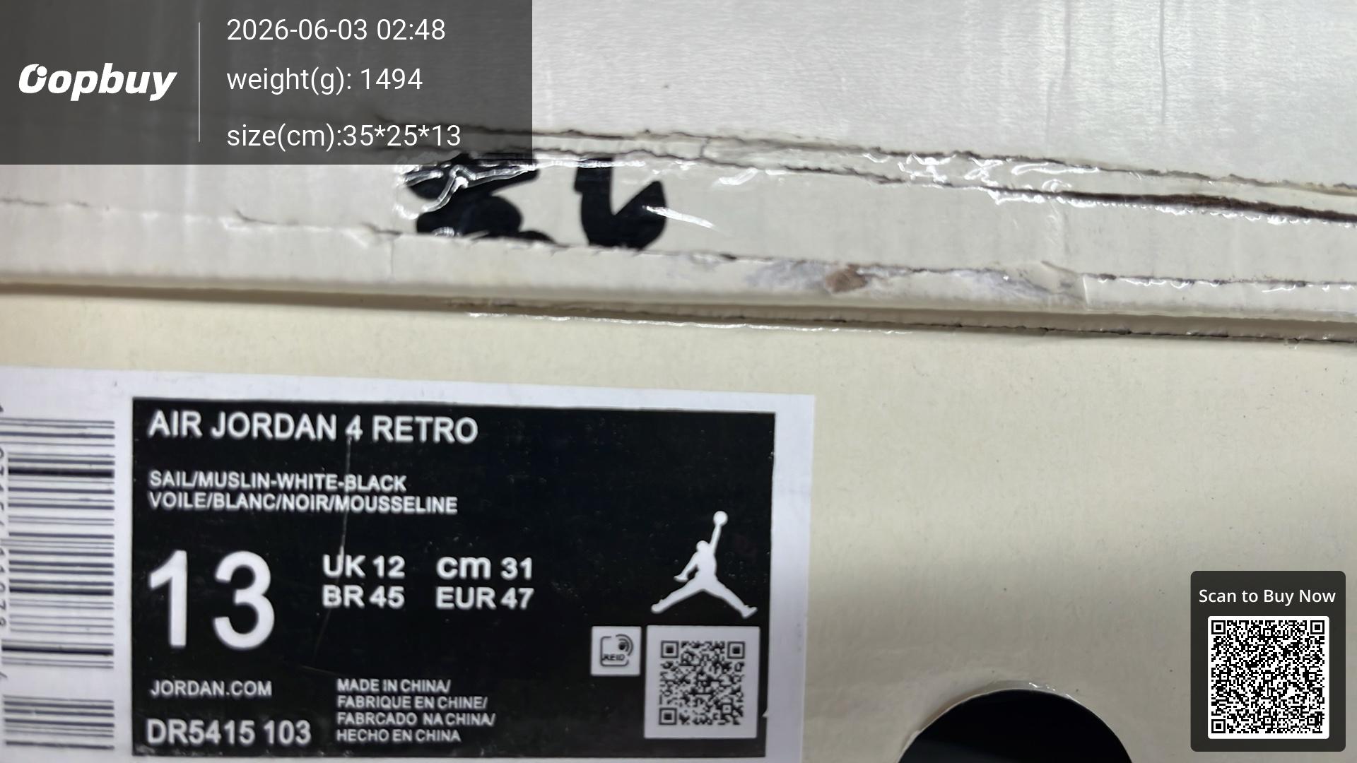 Foto QC 2 de Jordan 4 Retro Black Cat CU1110-010