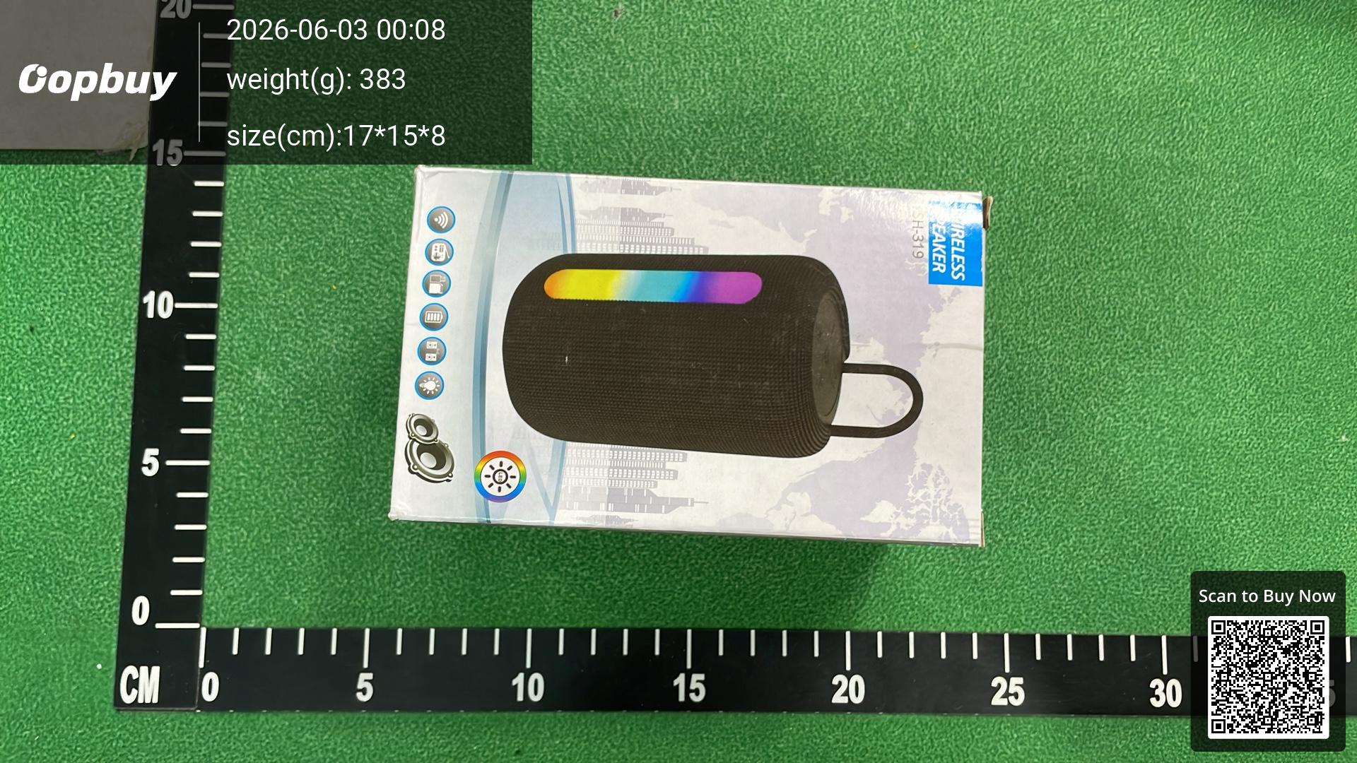 Foto QC 1 de Other Bluetooth Speaker Portable Fabric RGB Light Pink