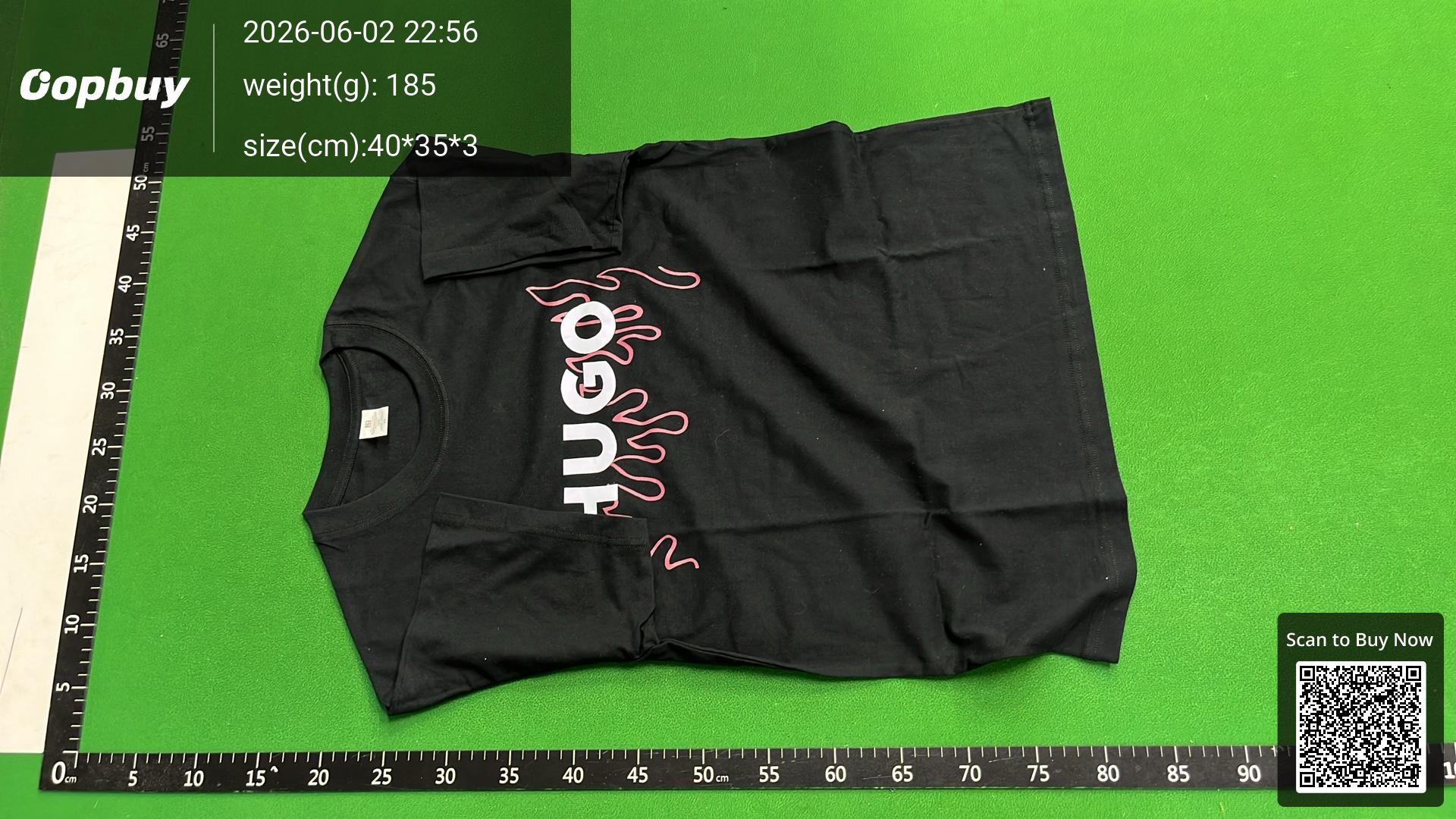 Foto QC 2 de Other T-shirt Hugo Logo Print Black