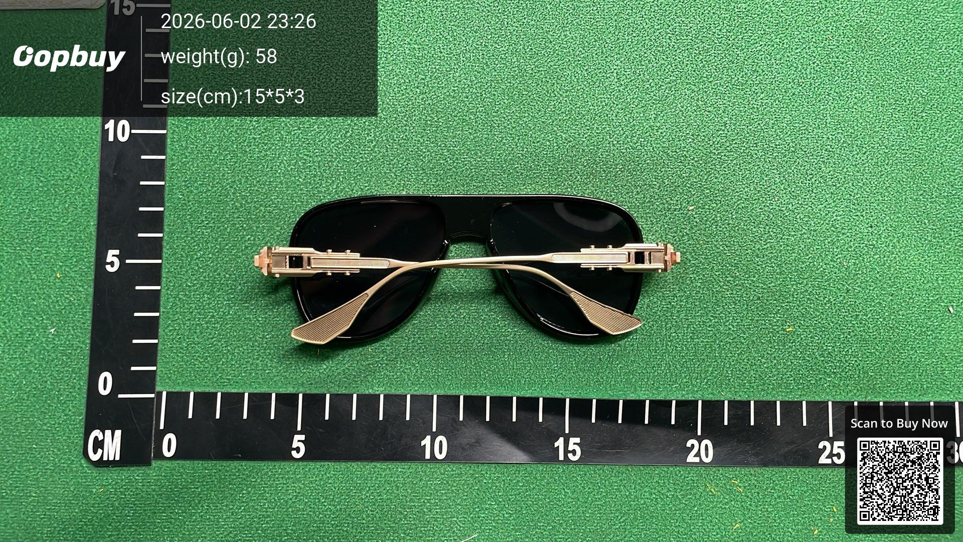 Foto QC 4 de Other Aviator Metal Acetate Sunglasses Black Silver Grey