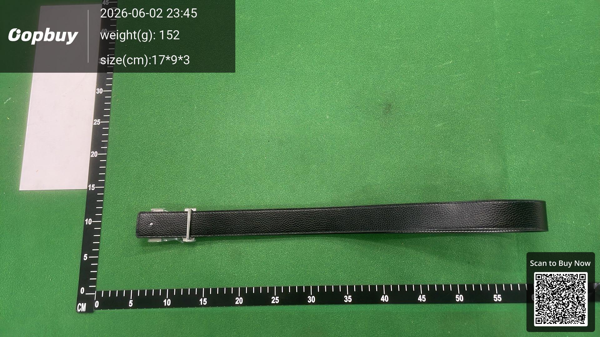 Foto QC 8 de Hermes H Reversible Belt White Black