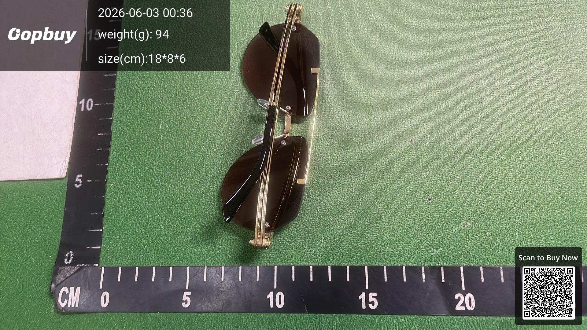 Foto QC 6 de Other Double Bridge Aviator Metal Sunglasses Silver Grey Blue Gradient