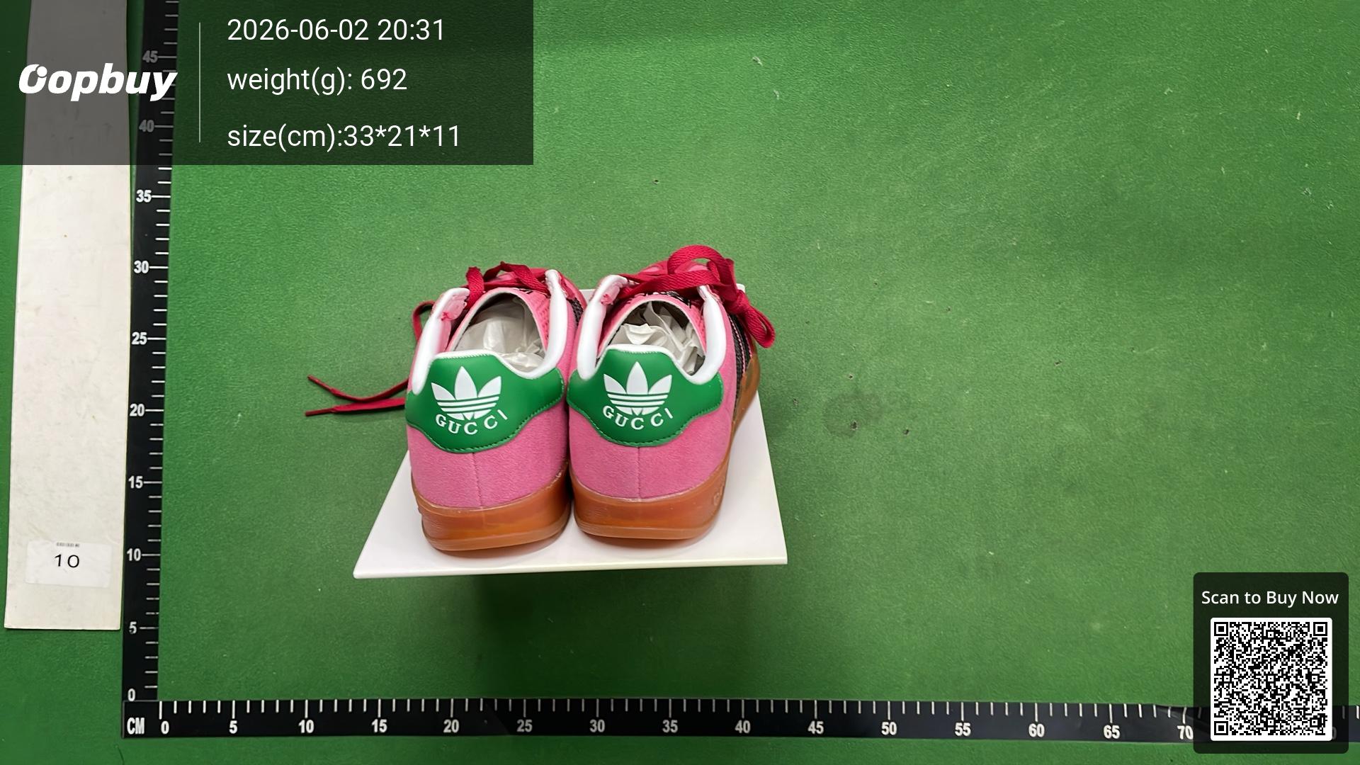 Foto QC 5 de Gucci Gazelle Low adidas GG Monogram Brown 707847