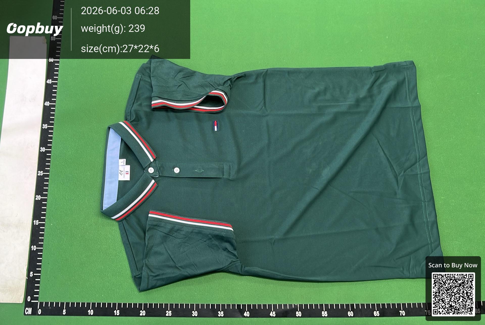 Foto QC 2 de Tommy Hilfiger Flag Logo Tipped Shirt Blue