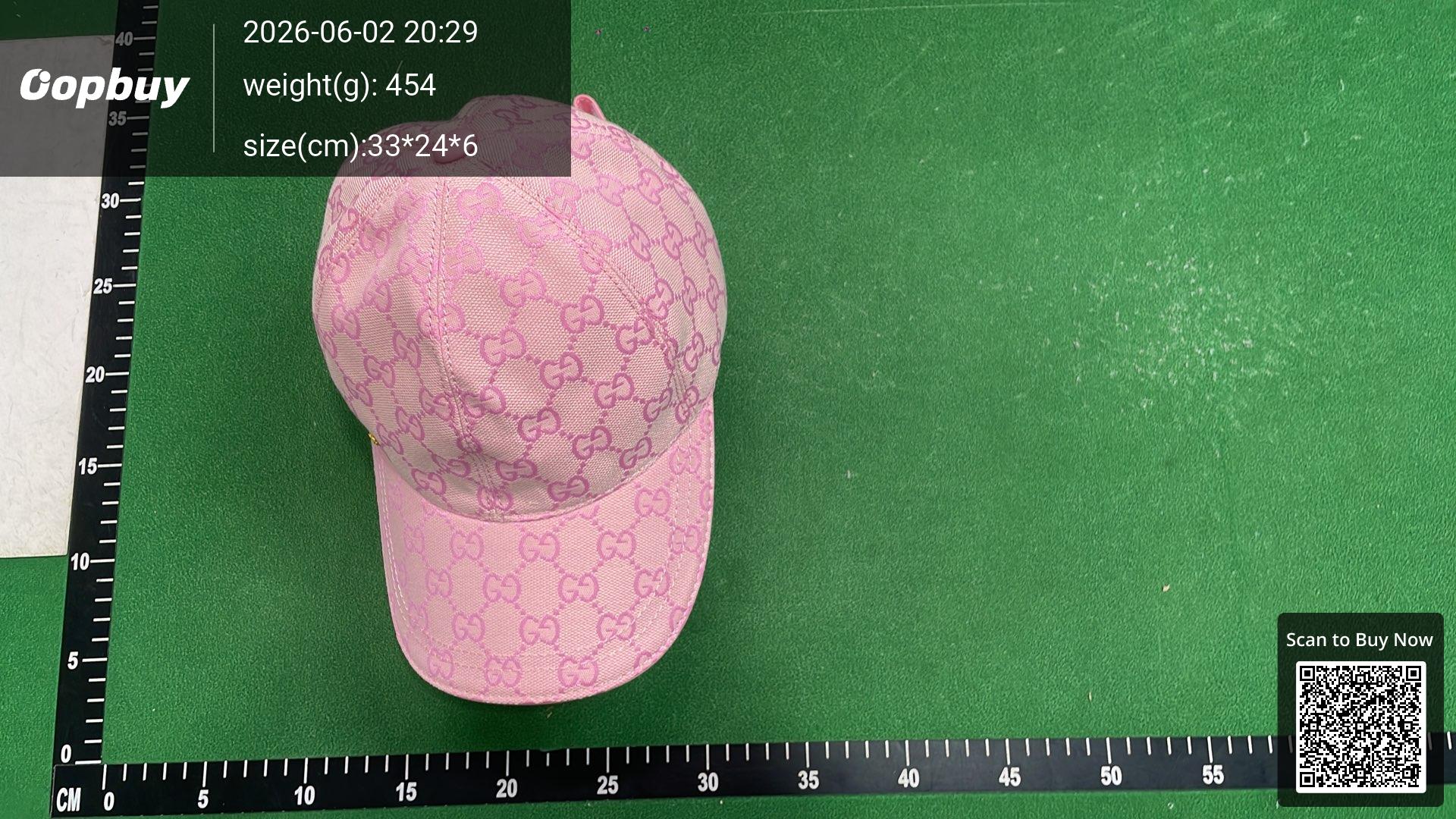 Foto QC 4 de Gucci Original GG Canvas Cap Pink