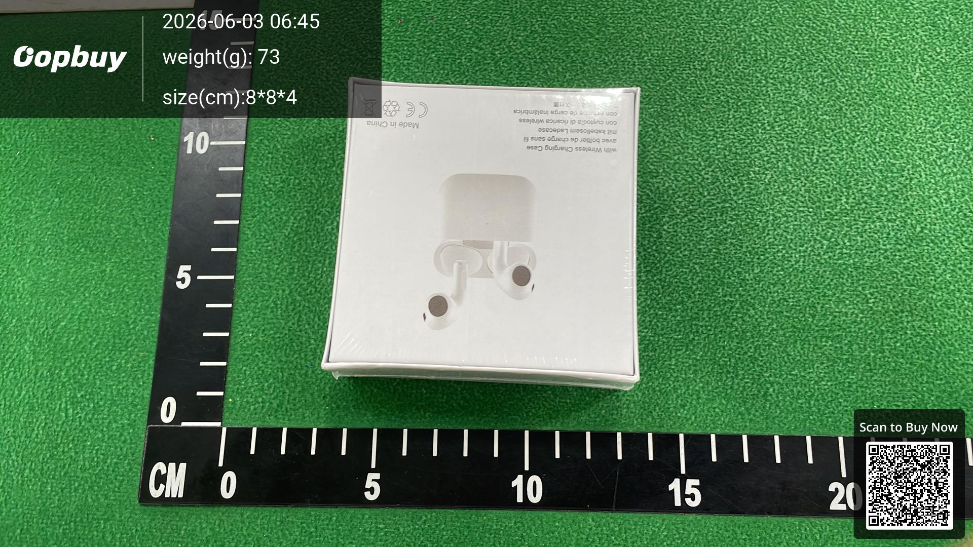 Foto QC 5 de Apple AirPods Pro 2nd Generation Wireless Earbuds for iPhone White