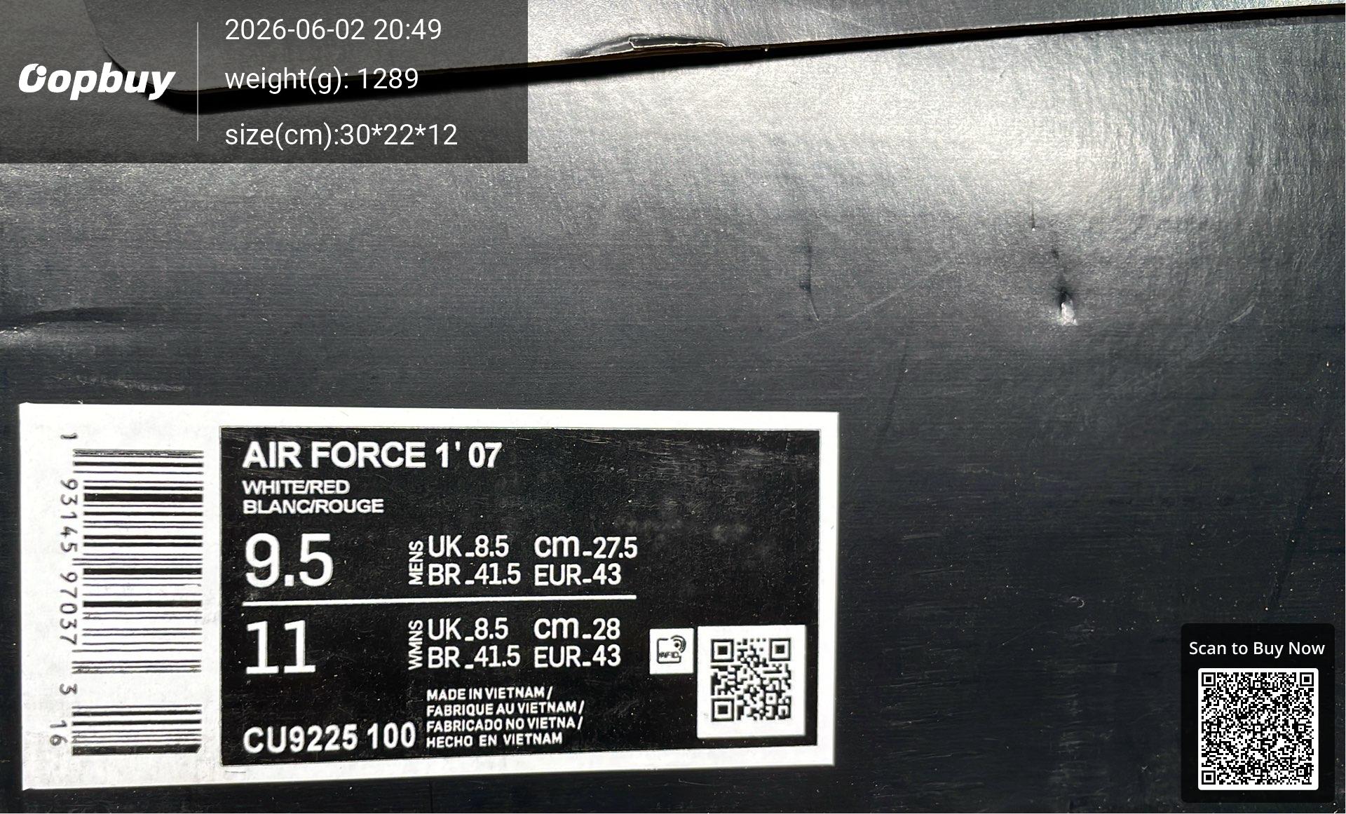 Foto QC 3 de Nike Air Force 1 Low '07 Black Metallic Gold CT1989-002