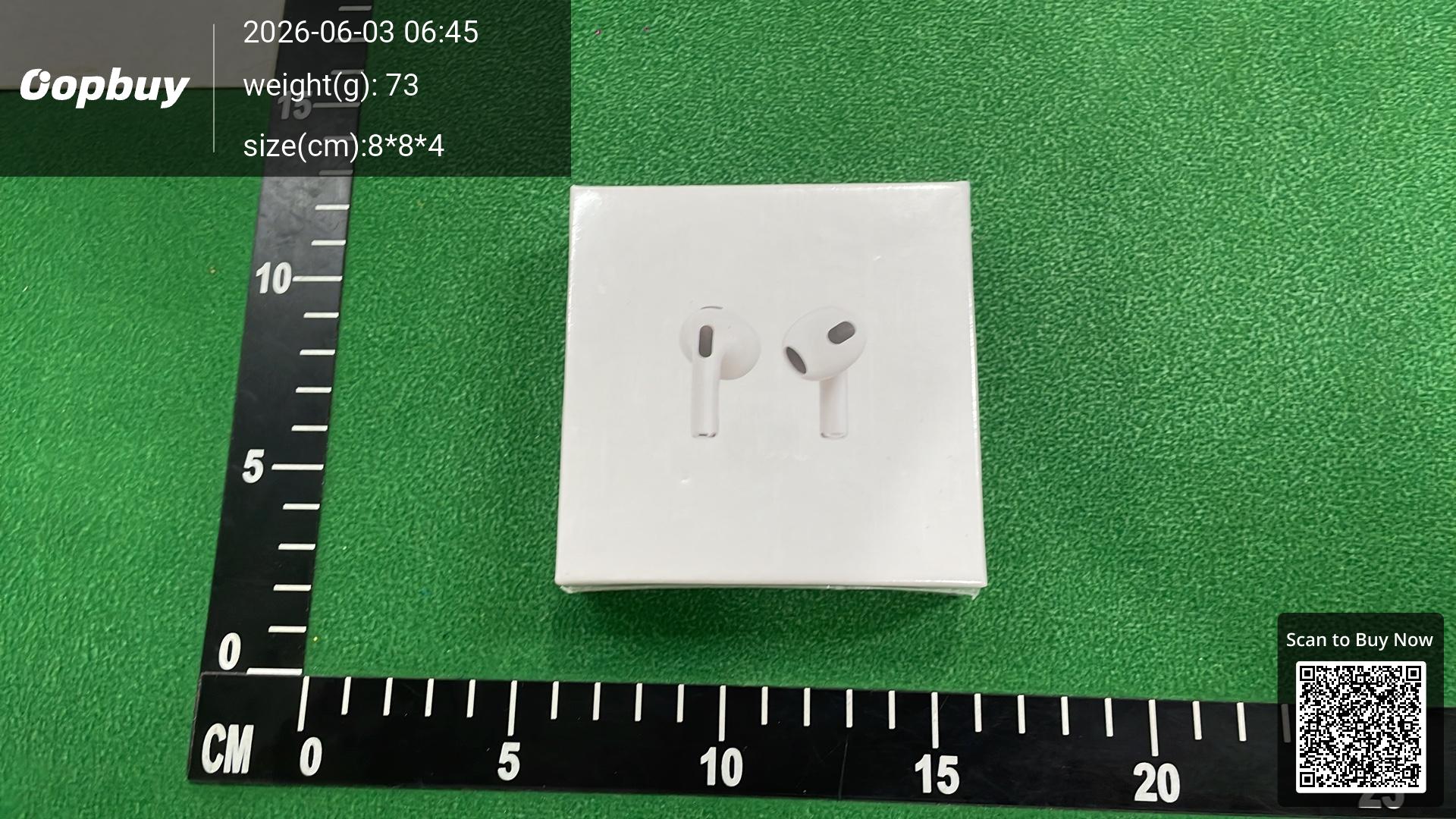 Foto QC 4 de Apple AirPods Pro 2nd Generation Wireless Earbuds for iPhone White