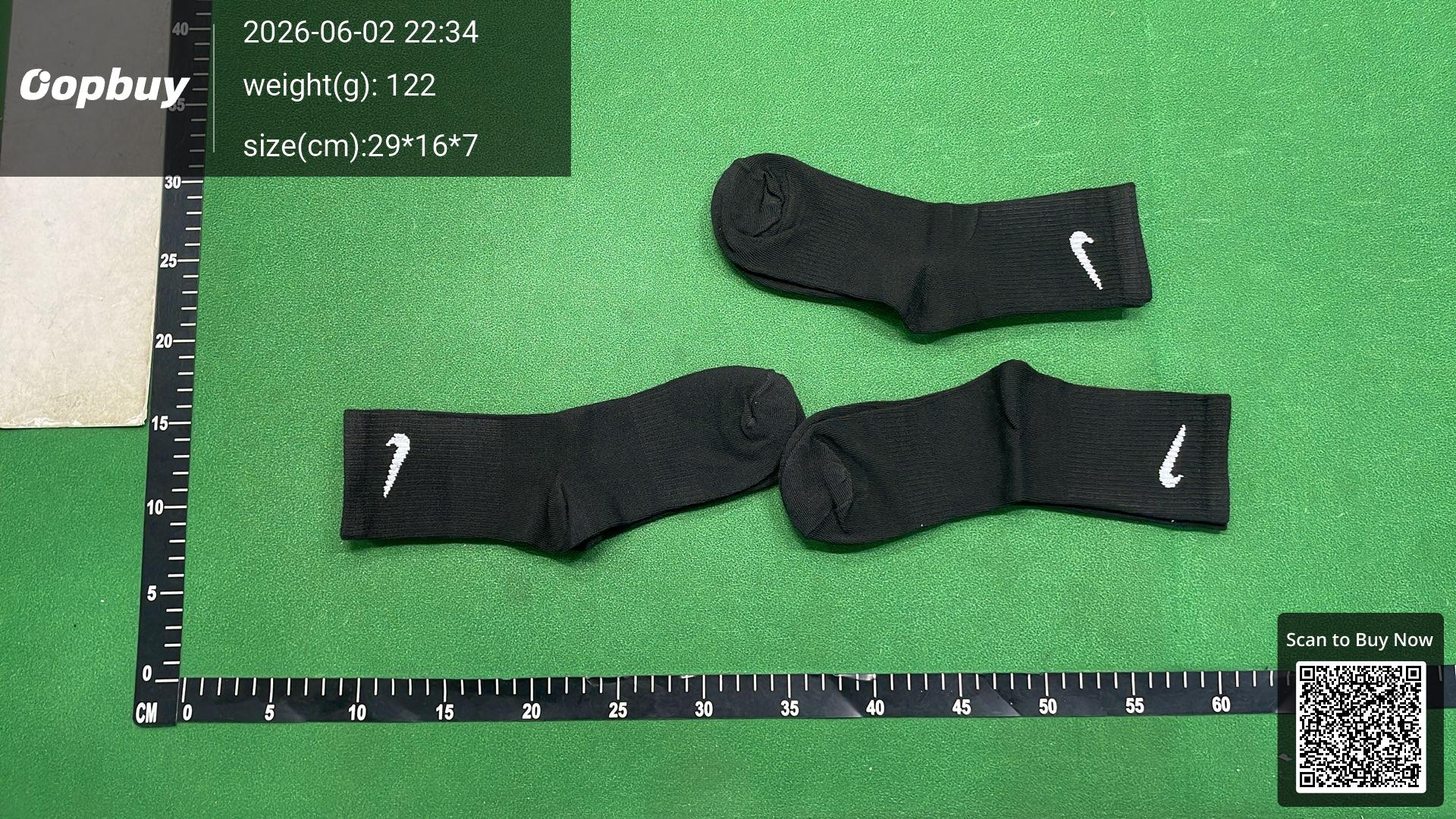 Foto QC 5 de Nike Everyday Ankle Socks Dri-FIT Black