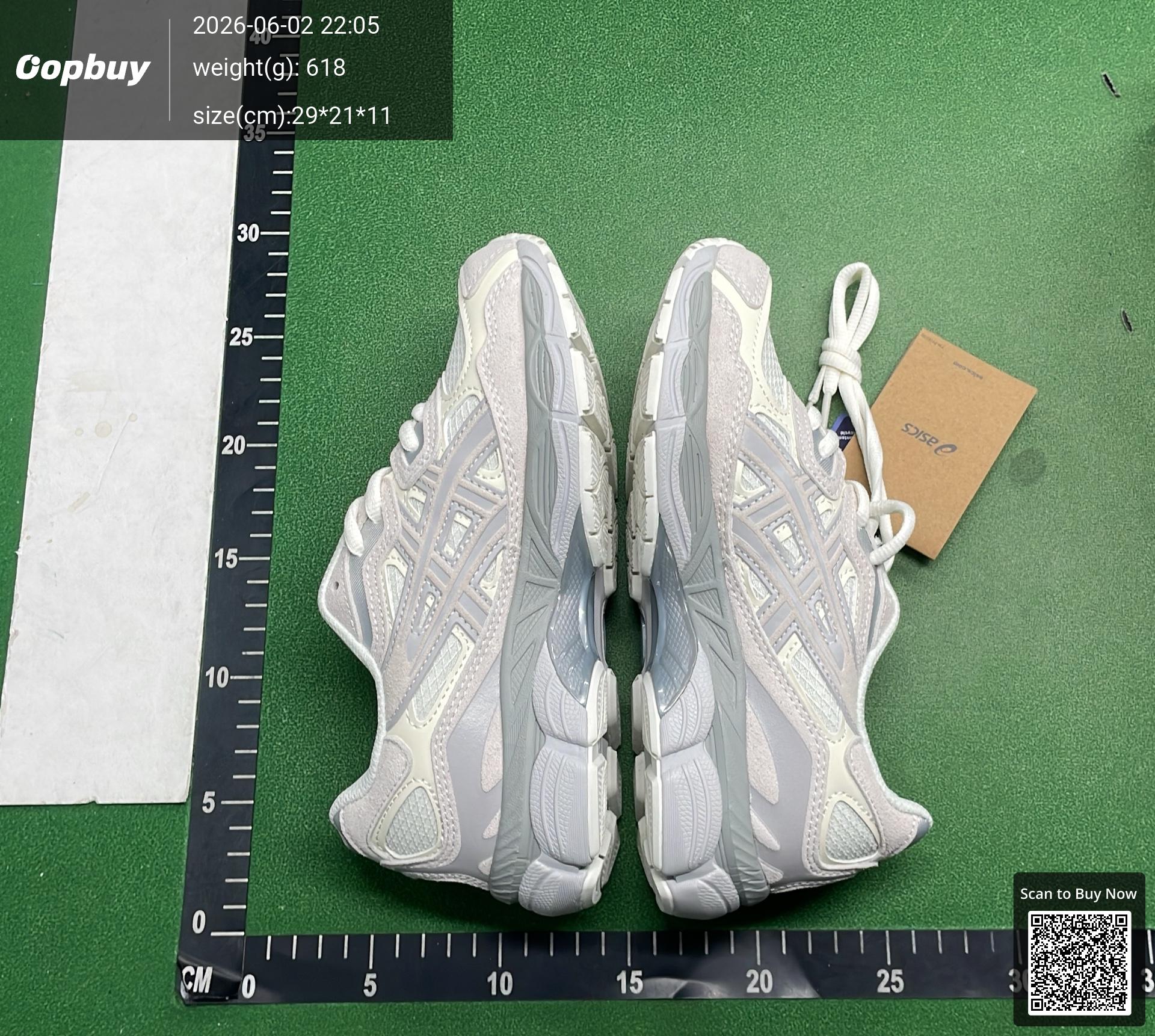Foto QC 8 de ASICS Gel-NYC Low Cream Oyster Grey 1201A789-103