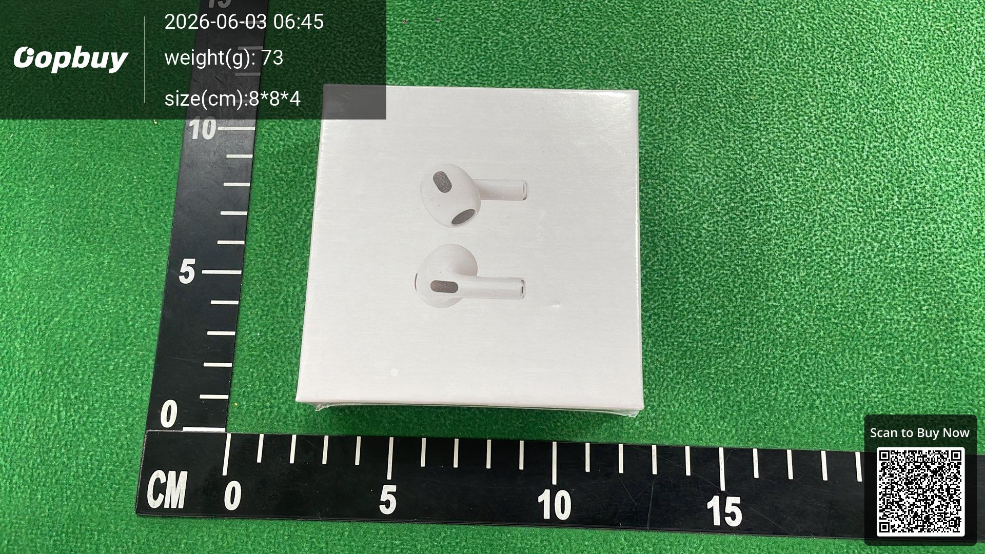 Foto QC 6 de Apple AirPods Pro 2nd Generation Wireless Earbuds for iPhone White