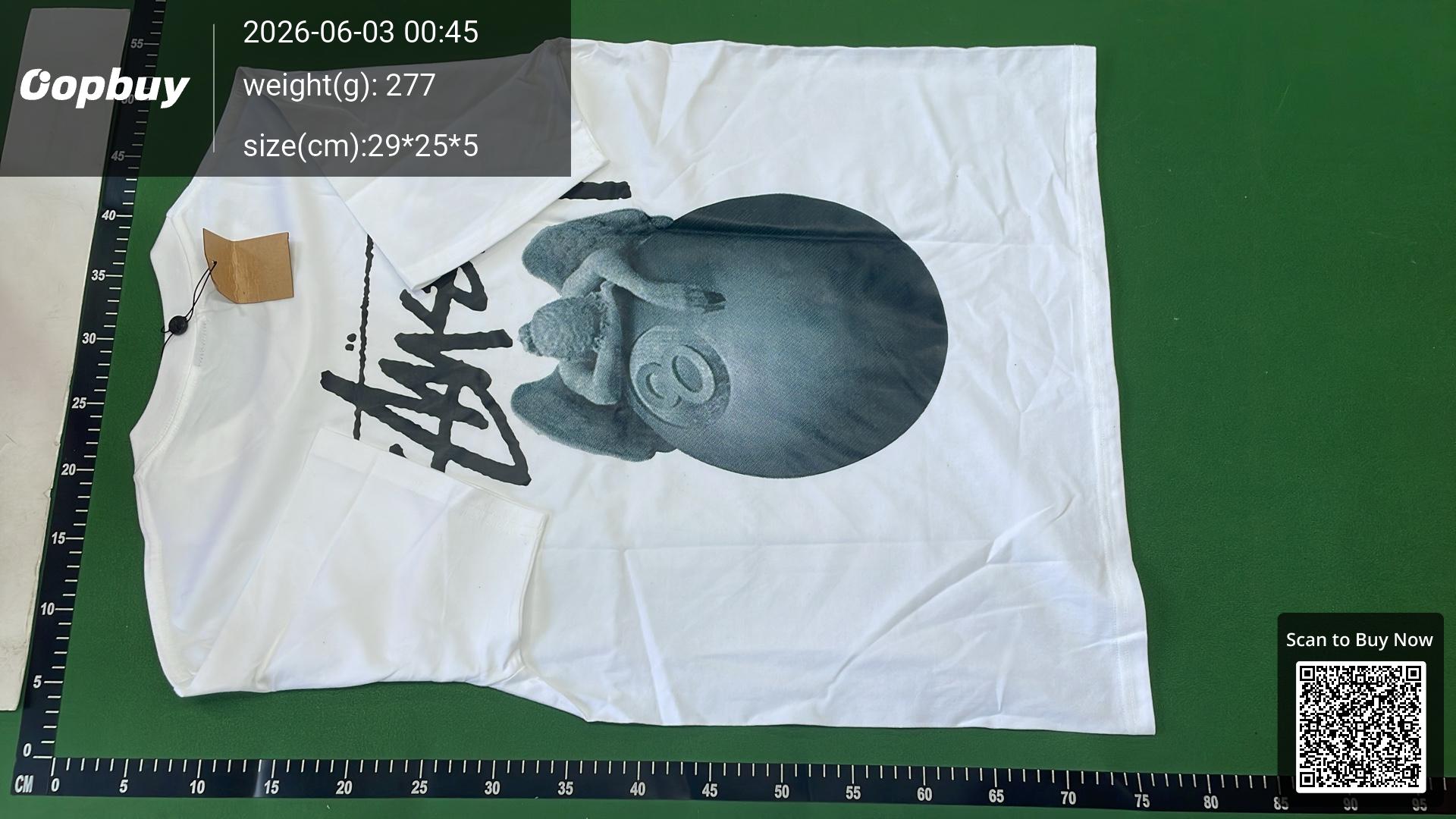 Foto QC 5 de Stussy T-shirt Hand Playing Cards Blue