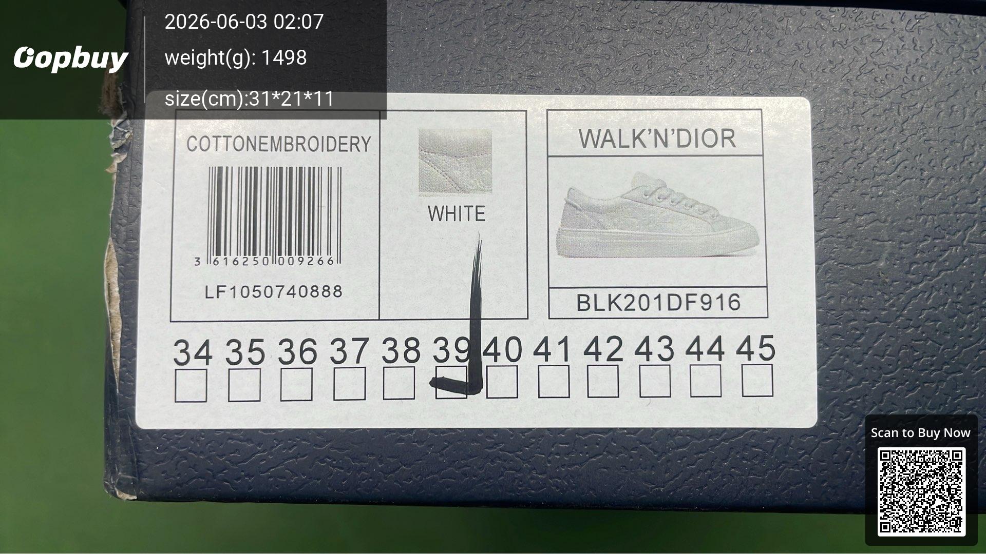 Foto QC 3 de Dior B33 Low Black Oblique Jacquard
