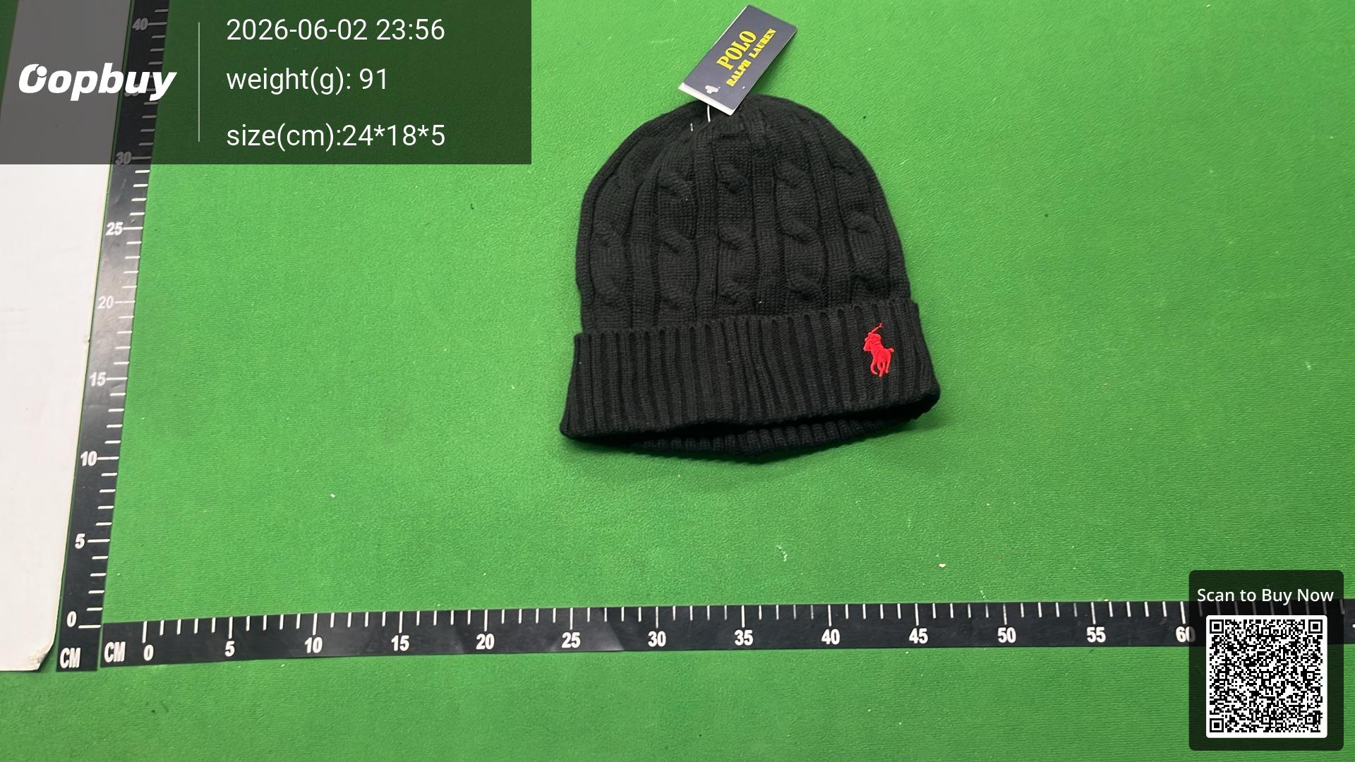 Foto QC 2 de Polo Ralph Lauren Signature Pony Beanie Olive Green