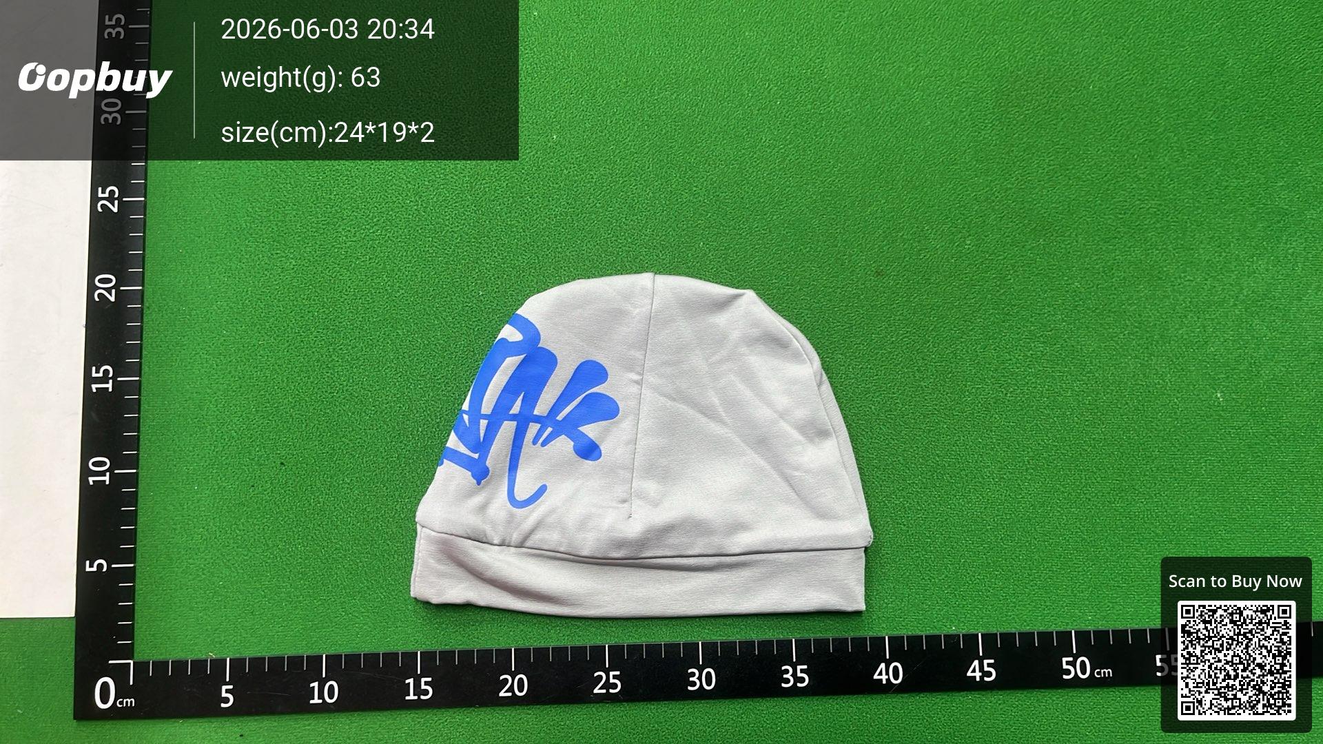 Foto QC 2 de Stussy Big Logo Beanie Grey