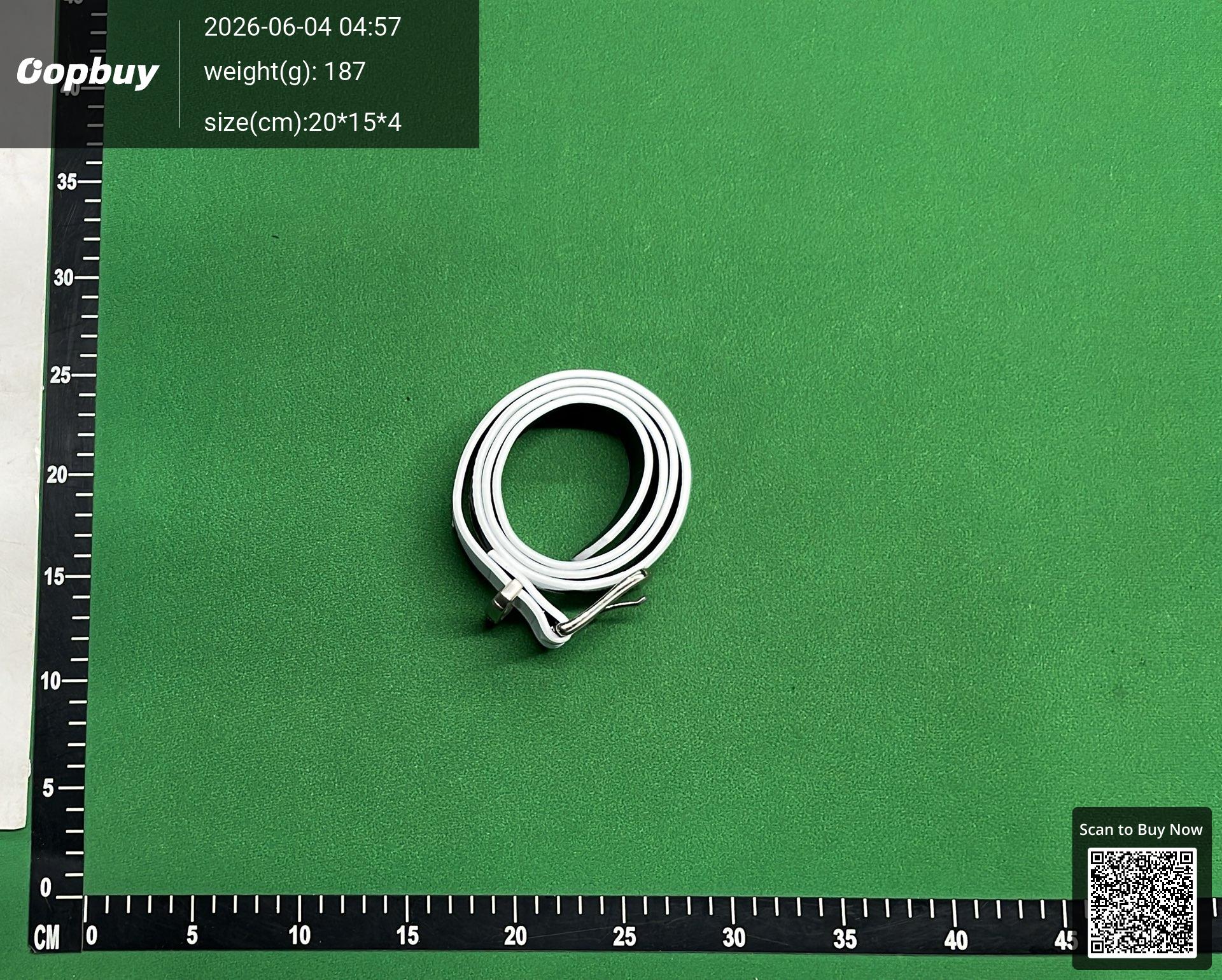 Foto QC 8 de Stussy Leather Belt Checkerboard