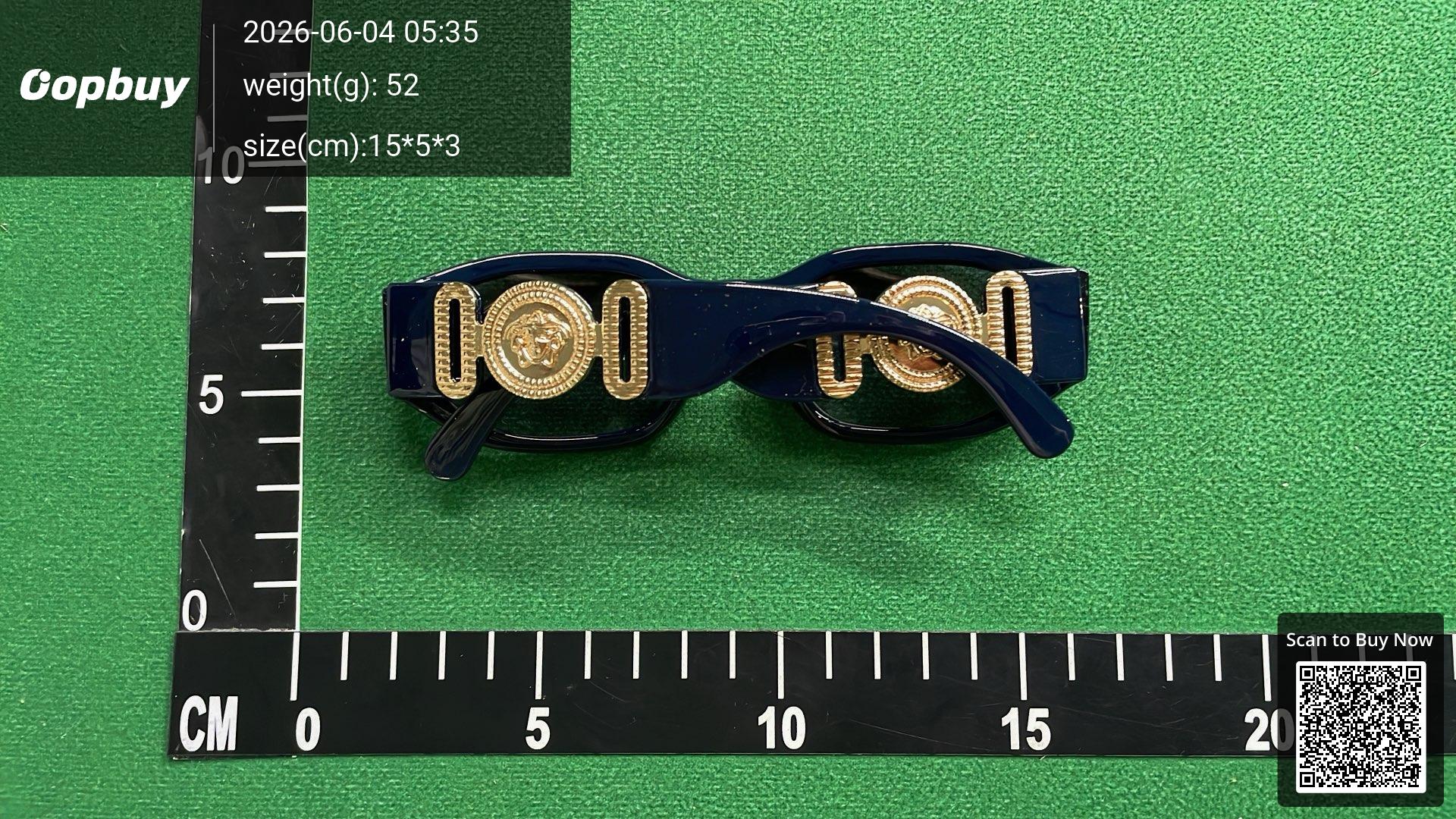 Foto QC 2 de Versace Medusa Biggie Acetate Sunglasses Pink Grey Gradient (VE4361)