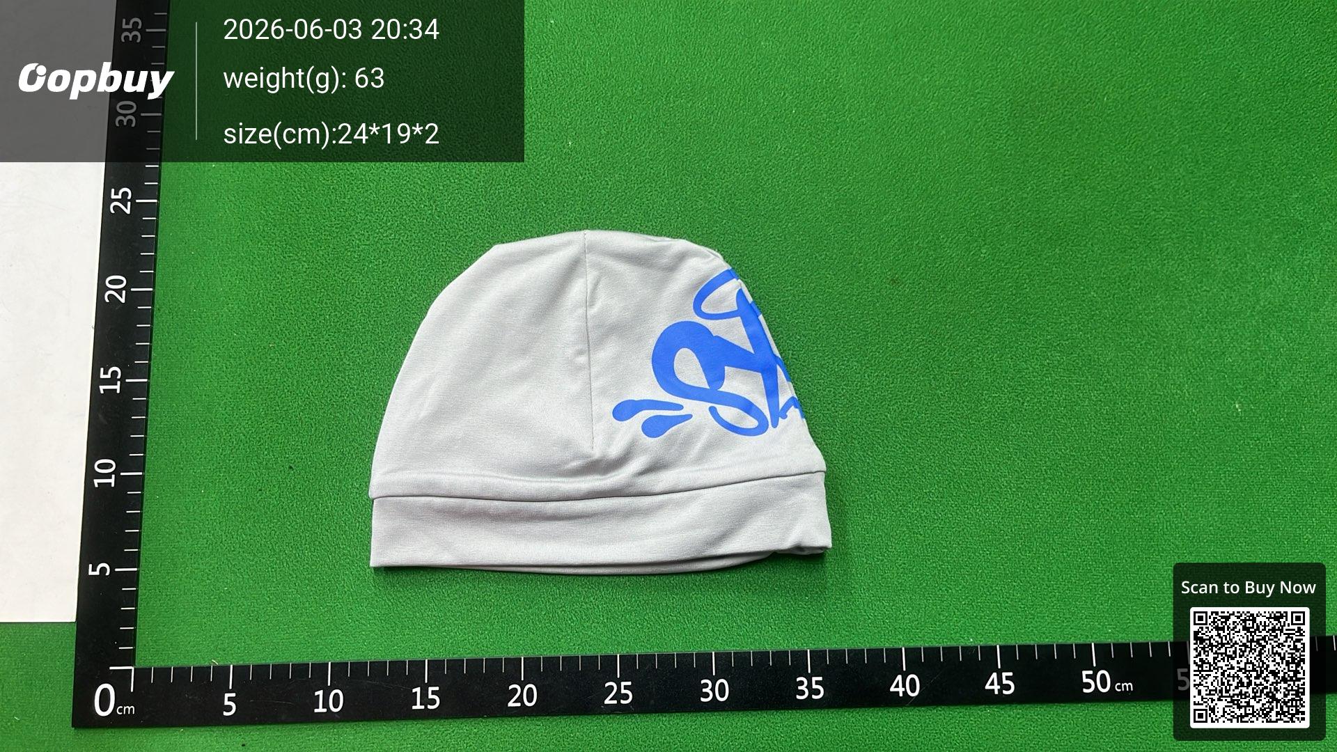 Foto QC 1 de Stussy Big Logo Beanie Grey