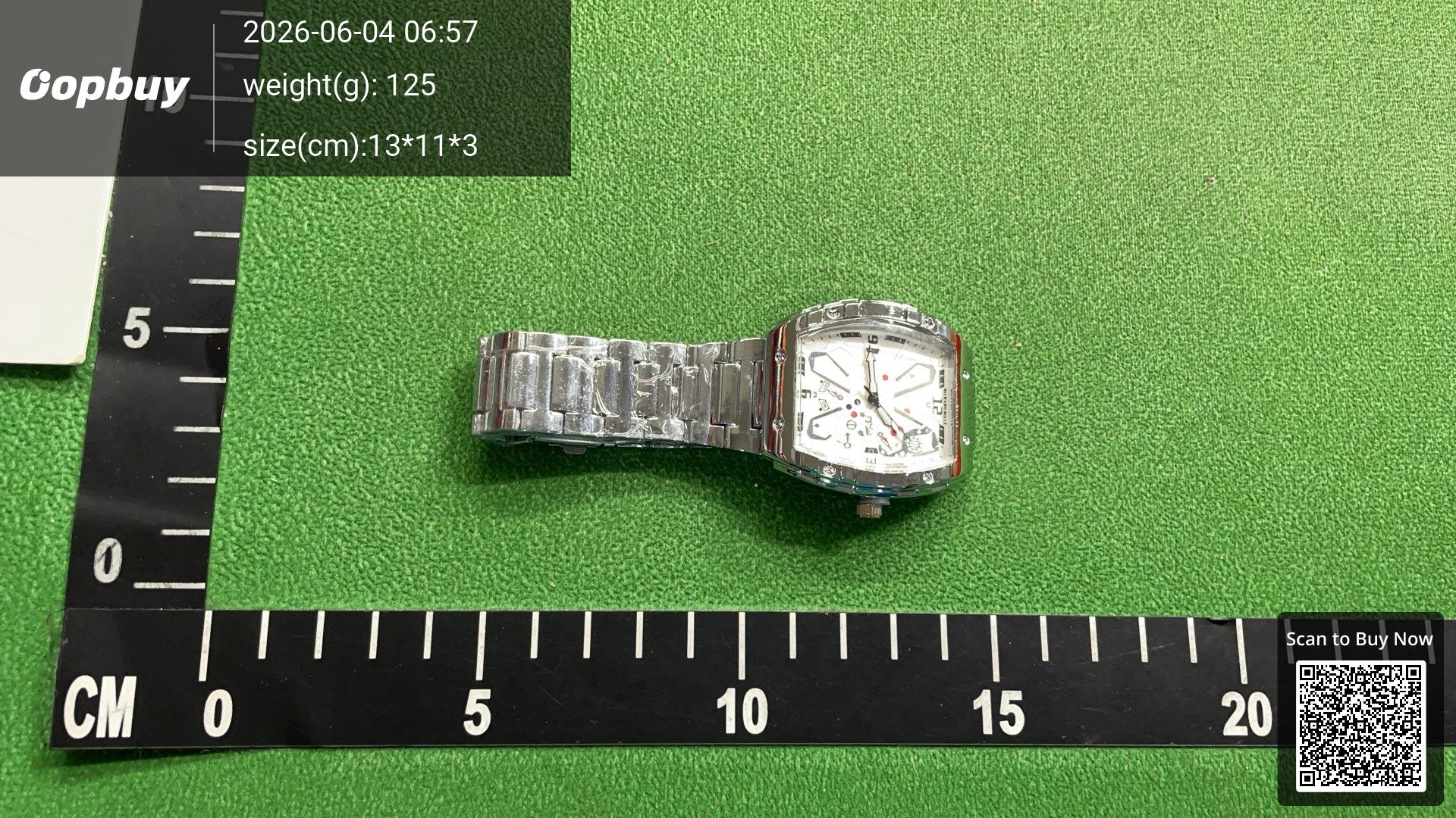 Foto QC 7 de Other Richard Style Barrel-Shaped Multifunctional Quartz Watch