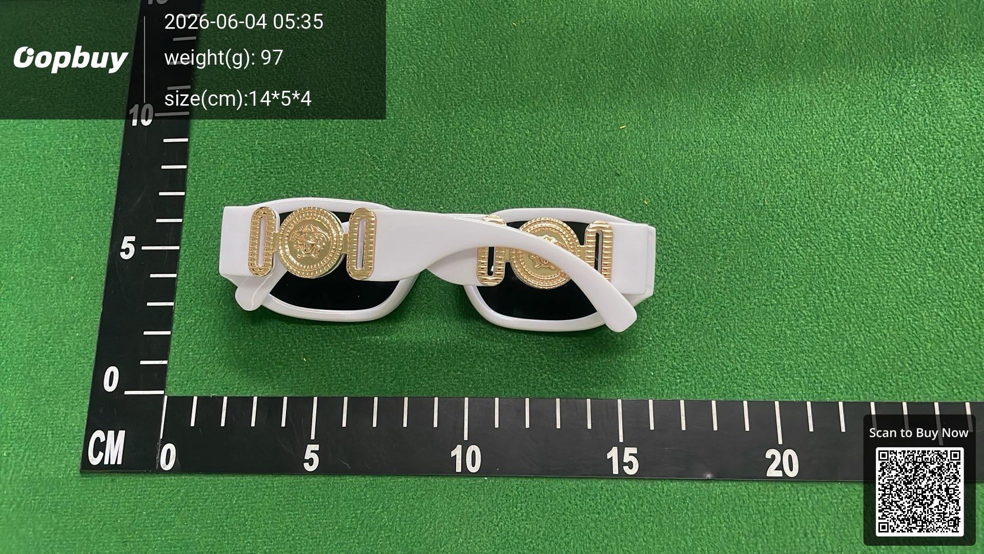 Foto QC 8 de Versace Medusa Biggie Acetate Sunglasses Pink Grey Gradient (VE4361)