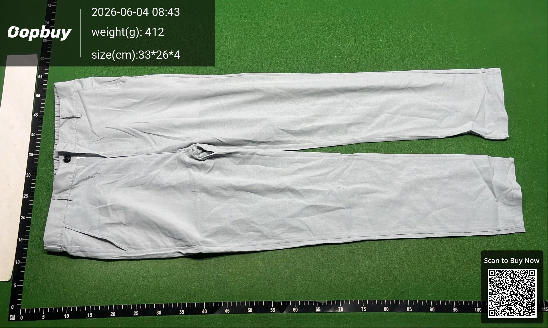 Foto QC 2 de Other Pants Linen Slant Pocket Light Blue