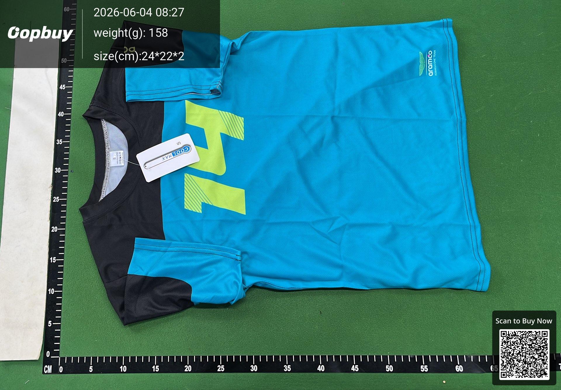 Foto QC 2 de Aston Martin Fernando Alonso AMR24 T-shirt Signature Logo Green