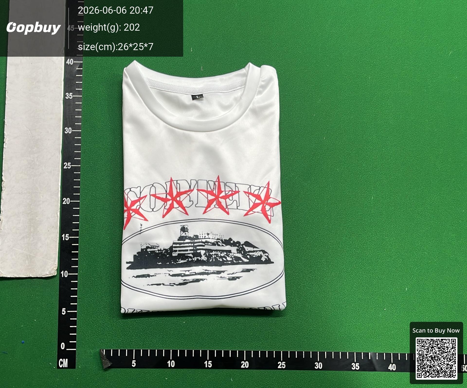 Foto QC 4 de Corteiz Alcatraz Script T-shirt Black