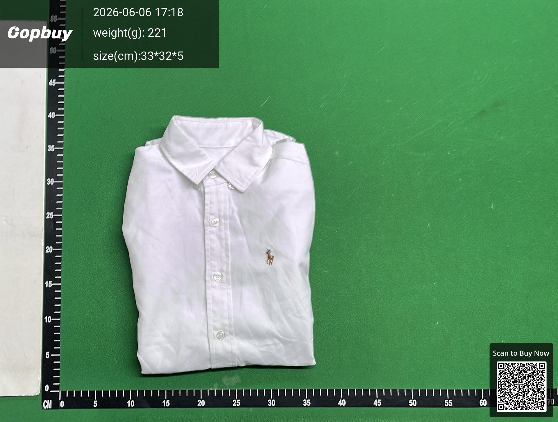 Foto QC 8 de Polo Ralph Lauren Shirt Pony Embroidery Oxford White