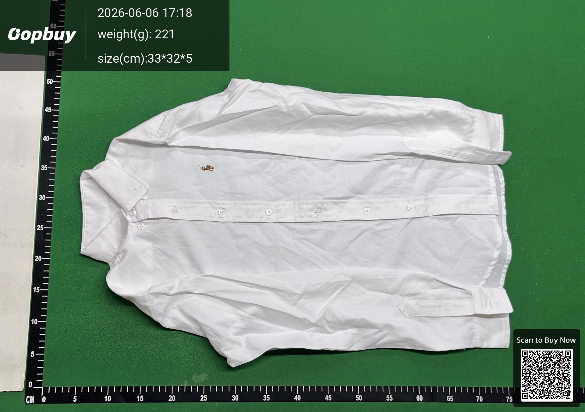 Foto QC 6 de Polo Ralph Lauren Shirt Pony Embroidery Oxford White