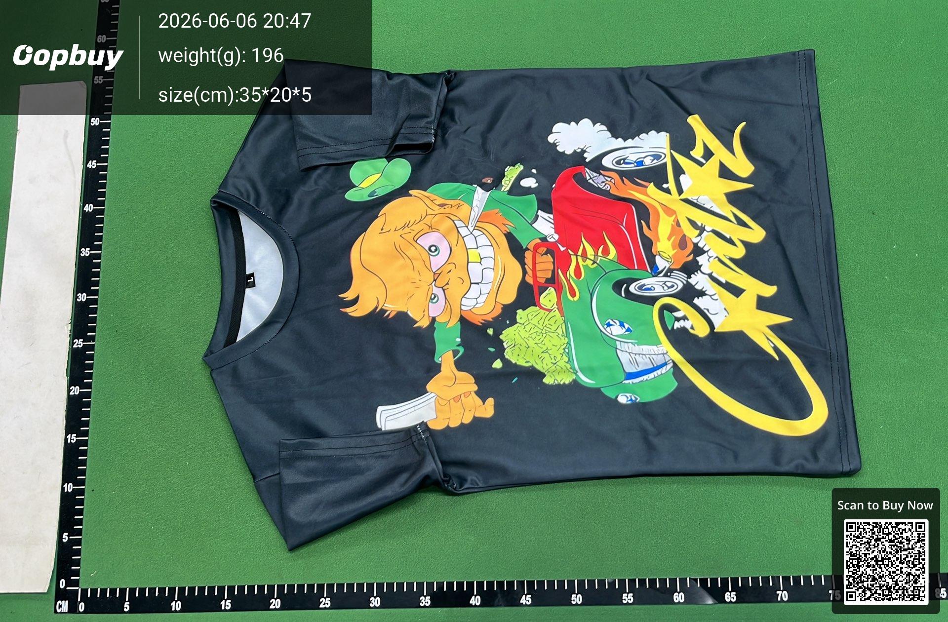 Foto QC 6 de Corteiz Alcatraz Script T-shirt Black