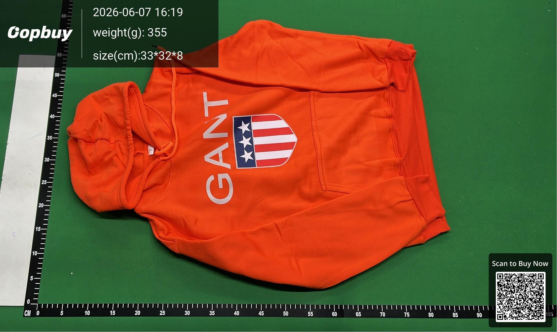 Foto QC 6 de GANT Hoodie Shield Logo Dark Grey