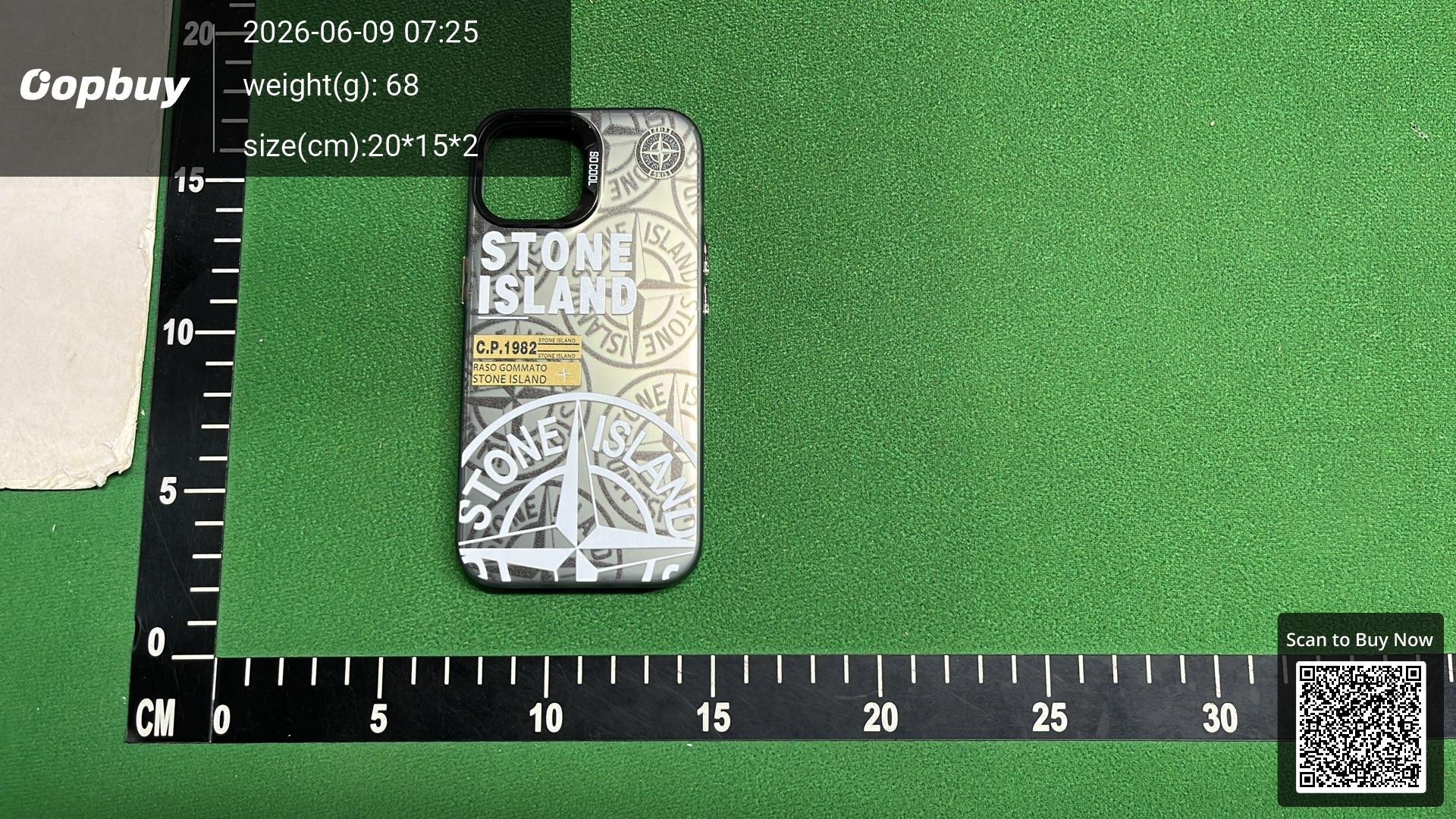 Foto QC 1 de Stone Island Compass Case for iPhone 15 Pro Grey