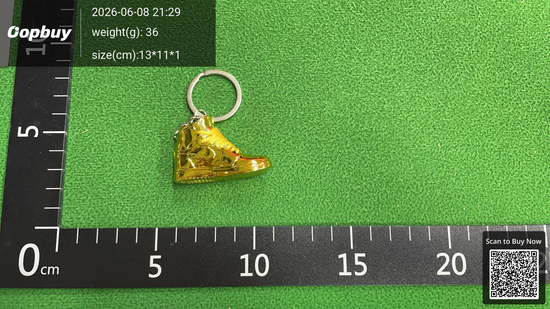 Foto QC 8 de Other Electroplating AJ Shoe Keychain Pink