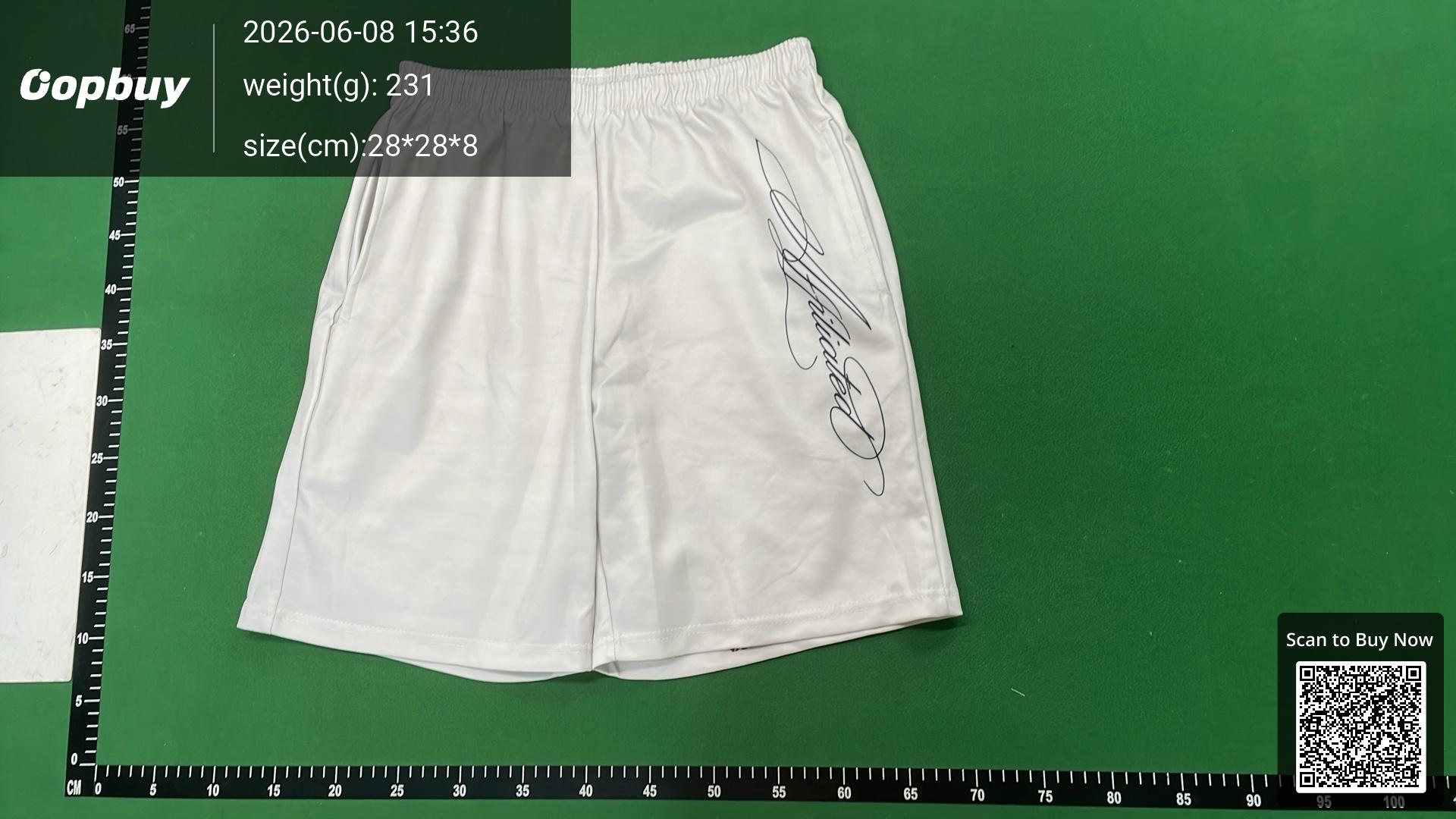 Foto QC 6 de Other Sweat Shorts Loose High Waist Script Multicolor