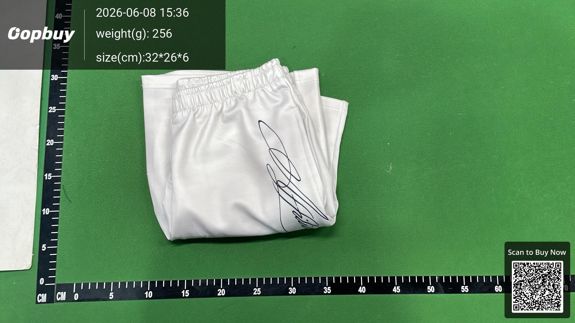 Foto QC 4 de Other Sweat Shorts Loose High Waist Script Multicolor